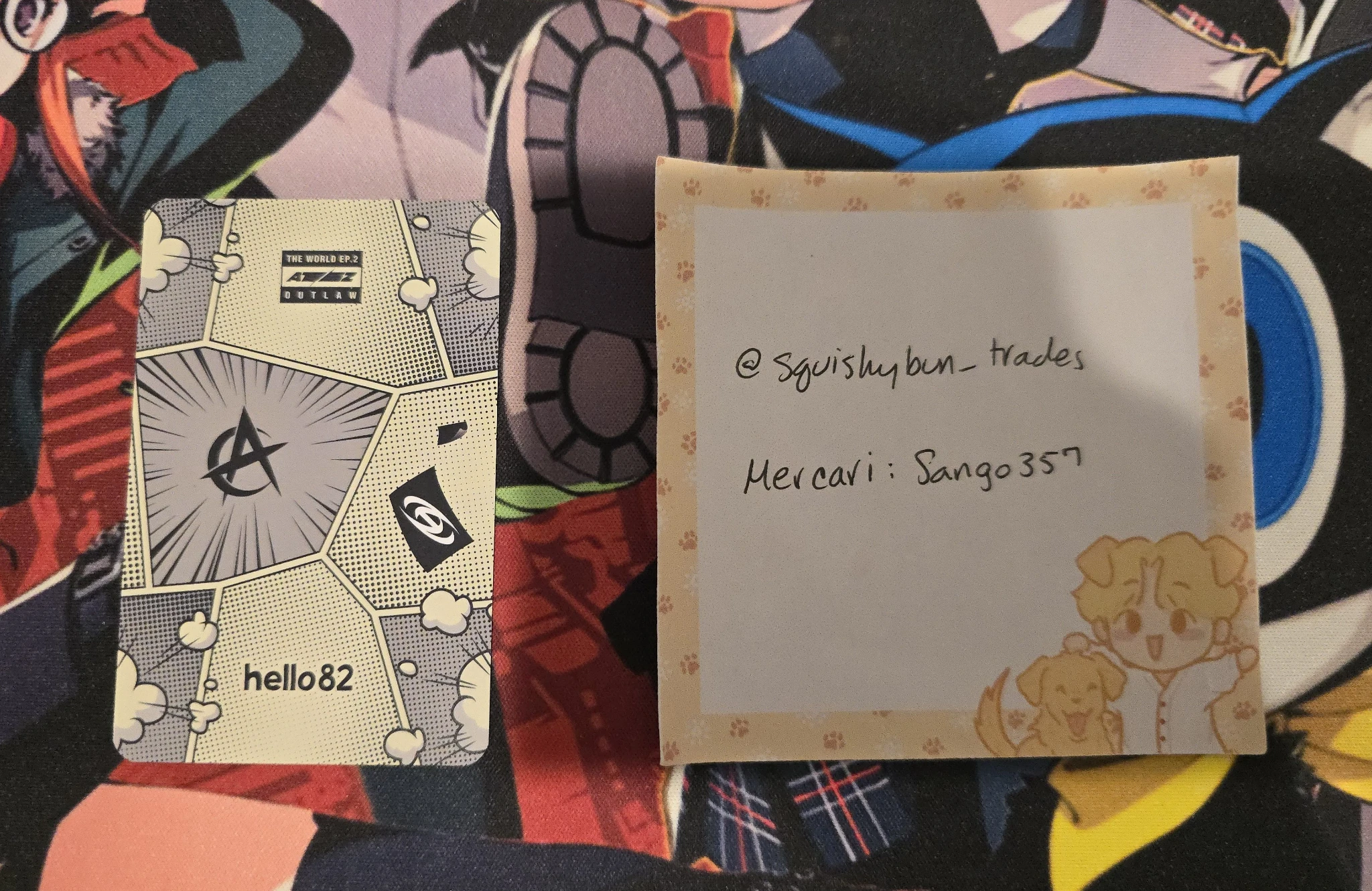 ATEEZ Yunho ATEEZ - Yunho - THE WORLD EP.2 : OUTLAW Album hello82 fansign los angeles listing photo 2