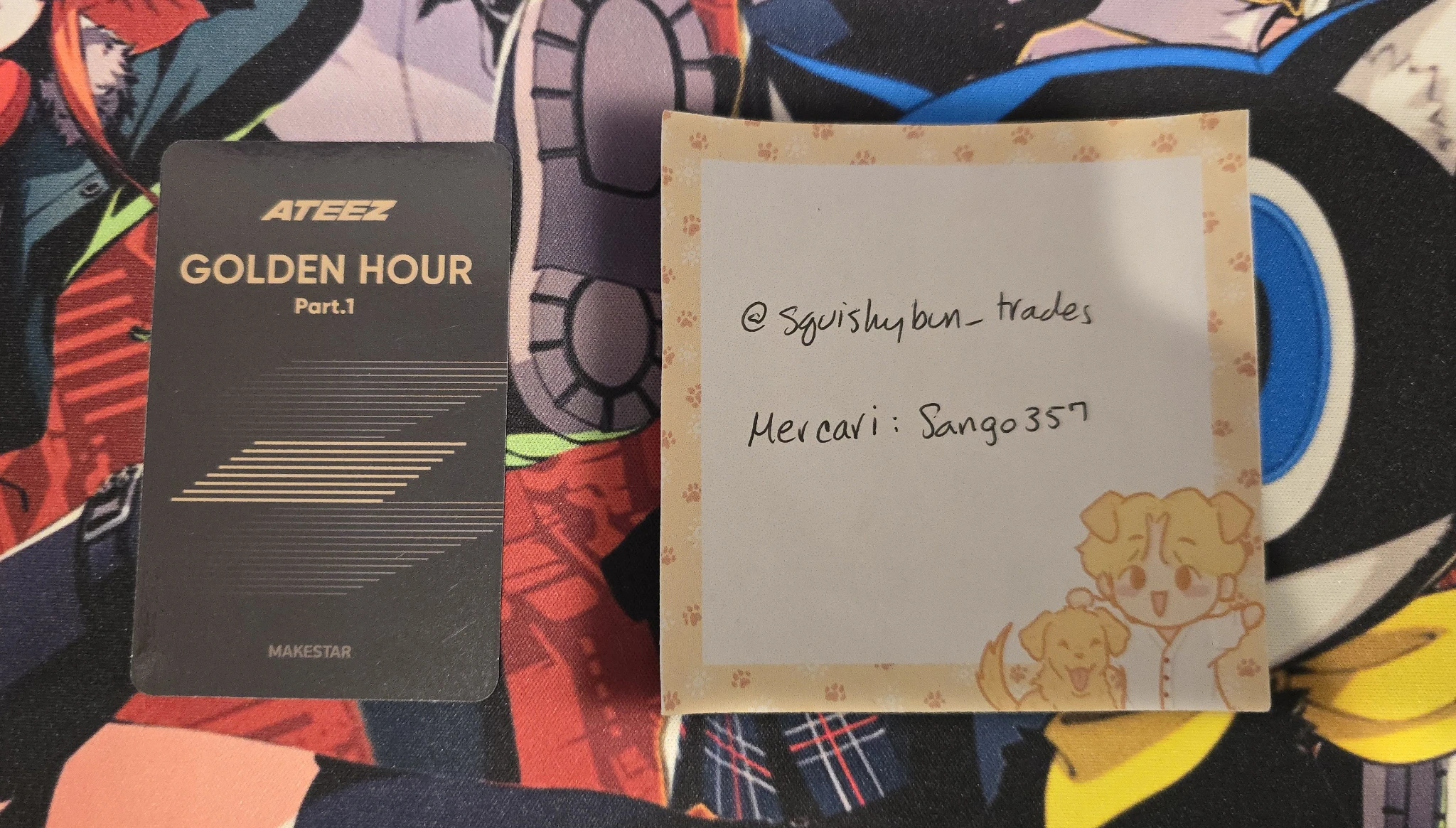 ATEEZ San ATEEZ - San - Golden Hour : Part.1 Album pob (pre-order benefit) listing photo 2