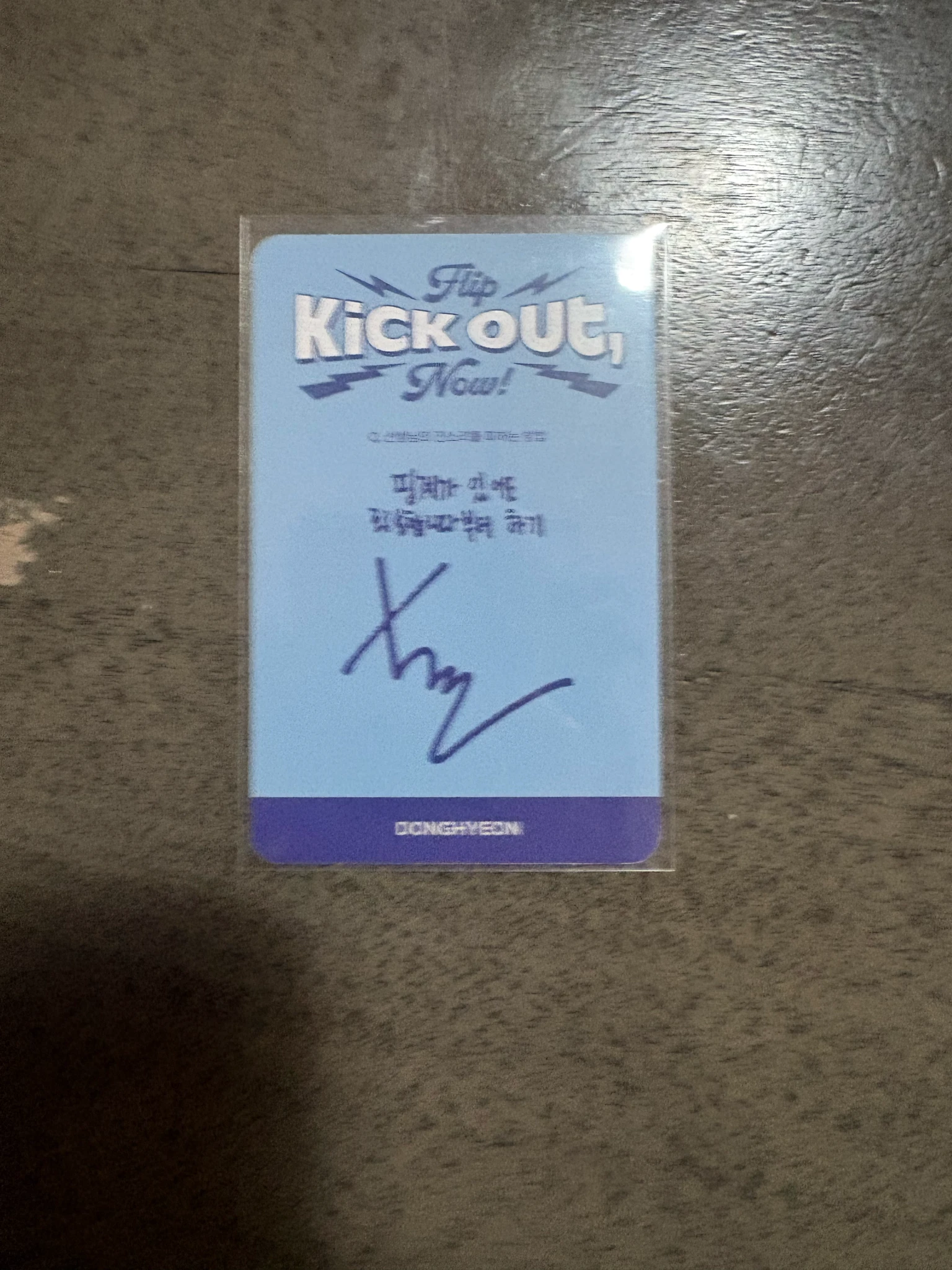 KickFlip Donghyeon KickFlip - Donghyeon - Kick Out, Flip Now! Album class time version B version album photocard listing photo 2