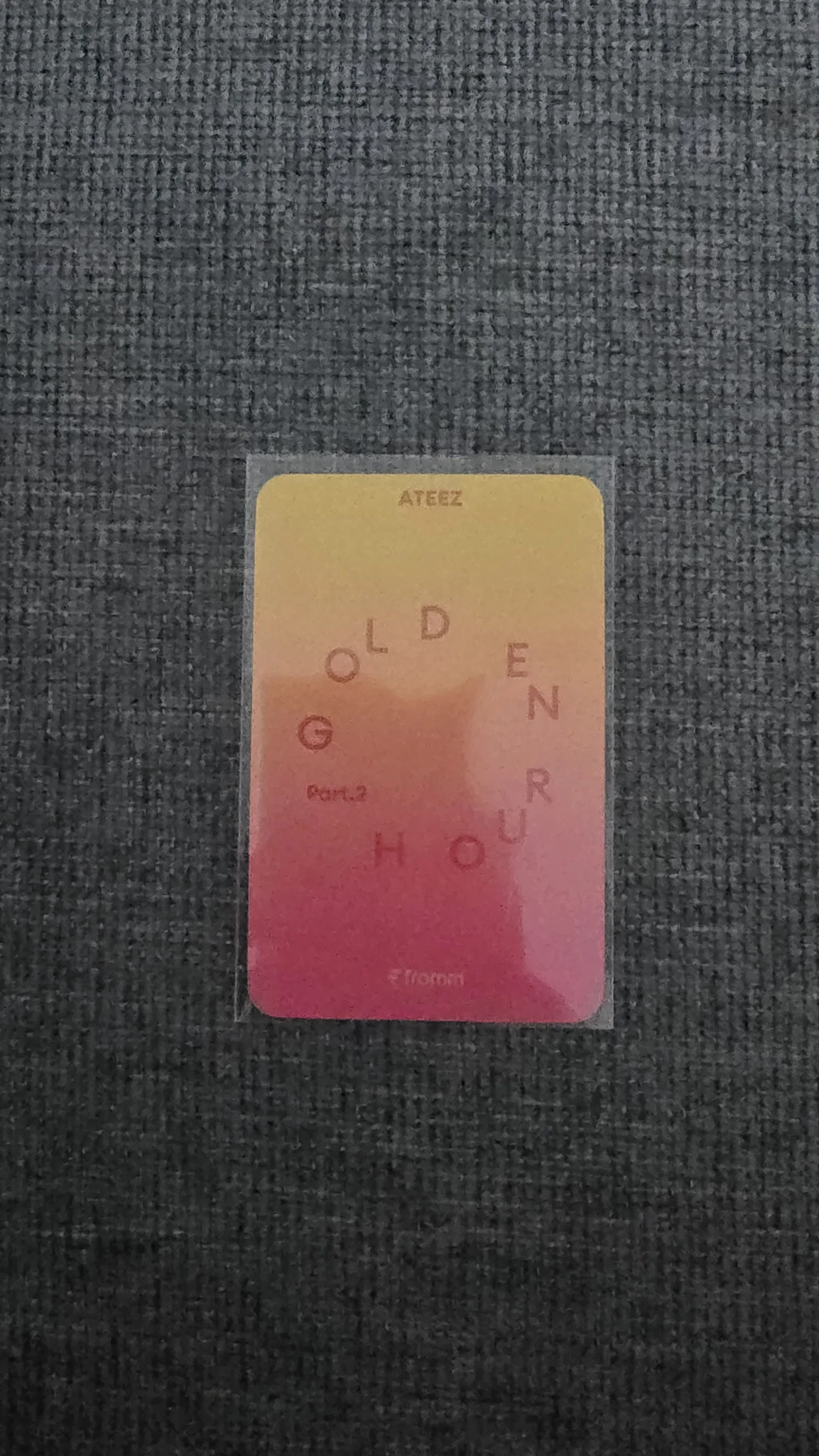 ATEEZ Yunho ATEEZ - Yunho - Golden Hour : Part 2 Album fromm store lucky draw listing photo 2