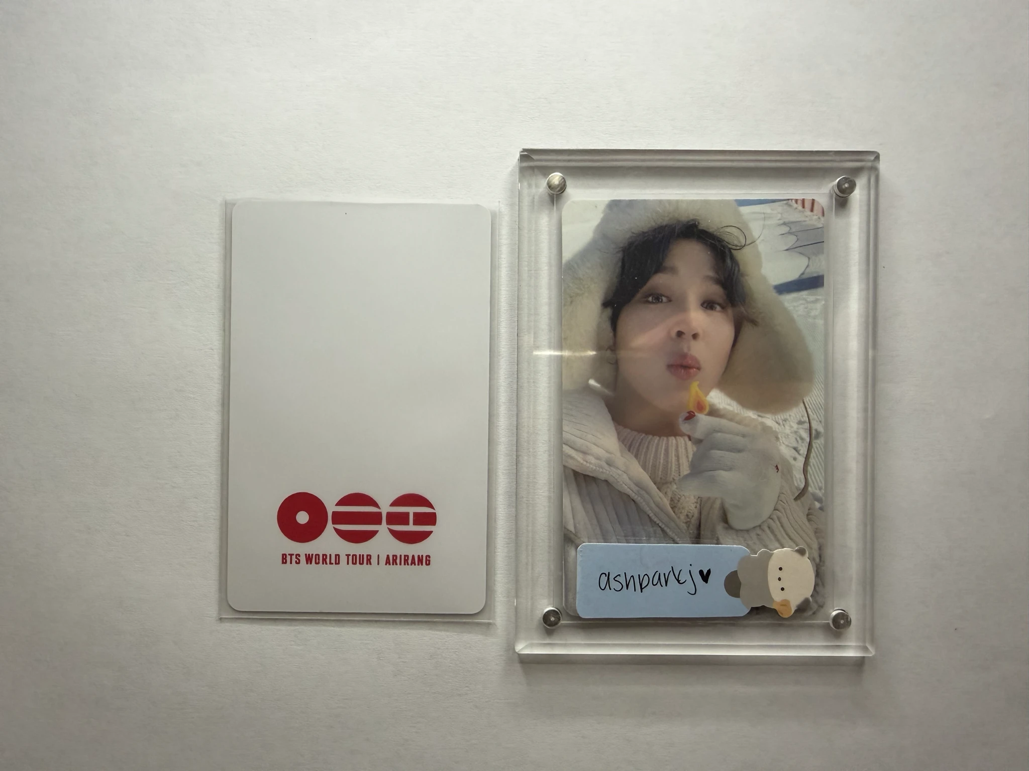 BTS Jin BTS - Jin - ARIRANG World Tour Event USA album pick-up lucky draw (LD) round 2 listing photo 2
