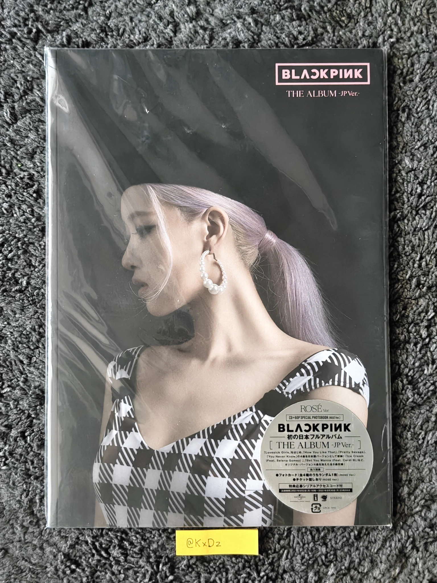 BLACKPINK Rosé BLACKPINK - Rosé - The Album (JP Ver.) Album album photocard member version japanese version listing photo 2