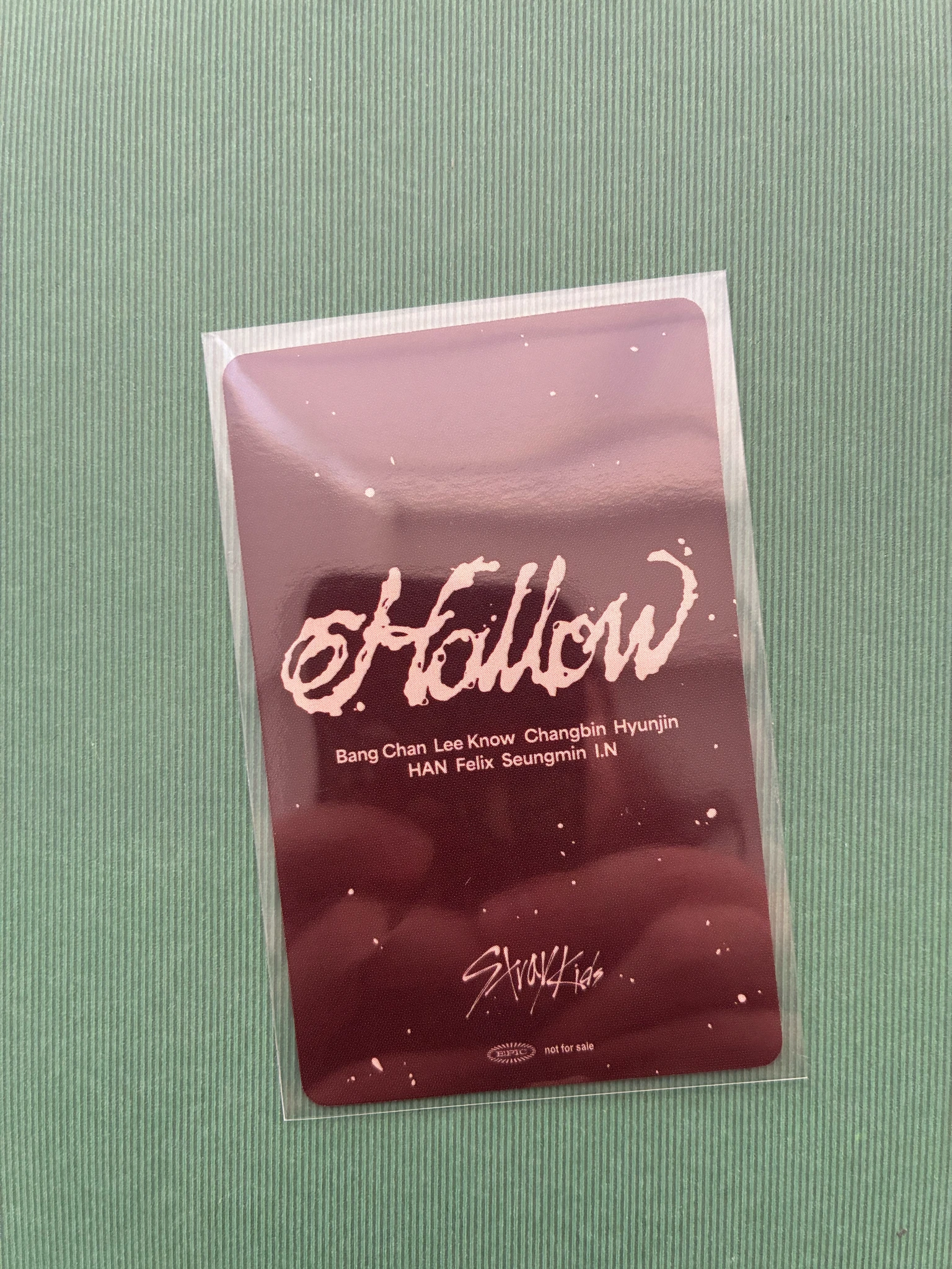 Stray Kids Changbin Stray Kids - Changbin - Hollow Album lucky draw hmv tower records listing photo 2