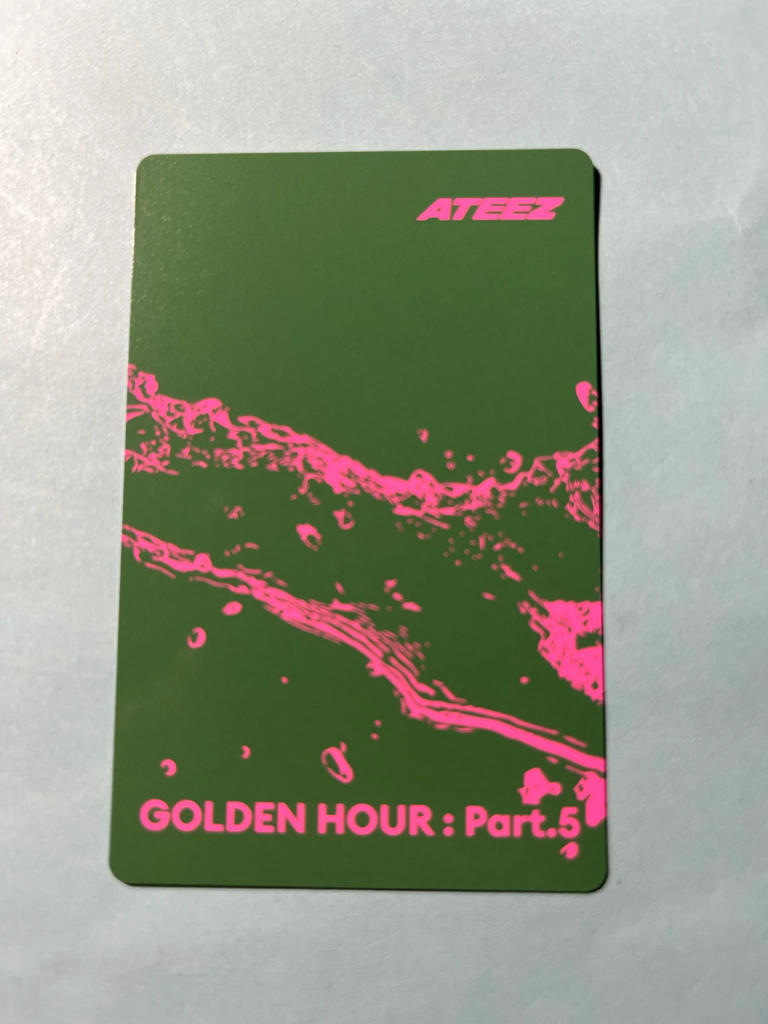 ATEEZ Hongjoong ATEEZ - Hongjoong - GOLDEN HOUR : Part.5 Album Z version poca album album photocard listing photo 2