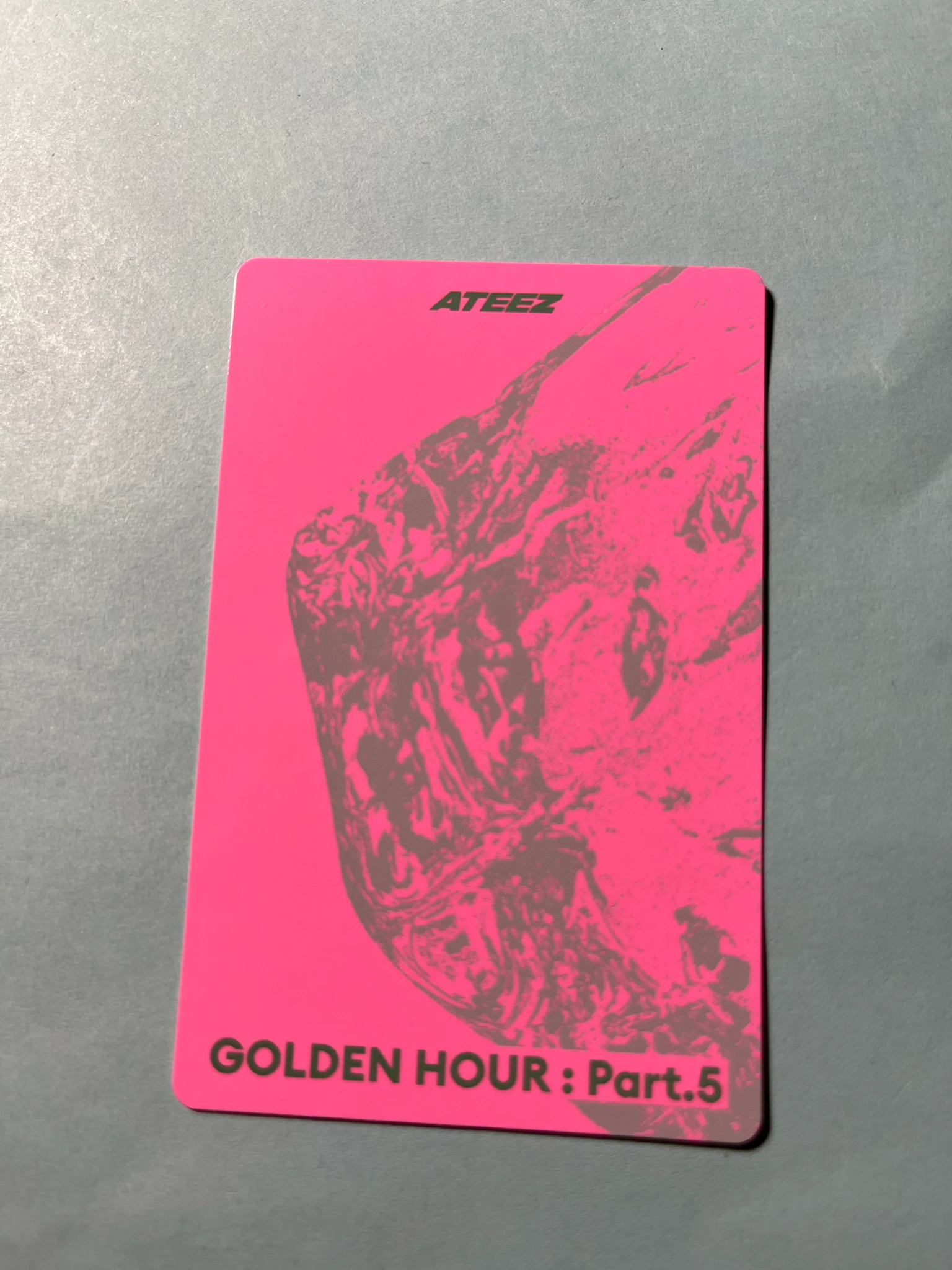 ATEEZ Hongjoong ATEEZ - Hongjoong - GOLDEN HOUR : Part.5 Album A version version 1 album photocard listing photo 2