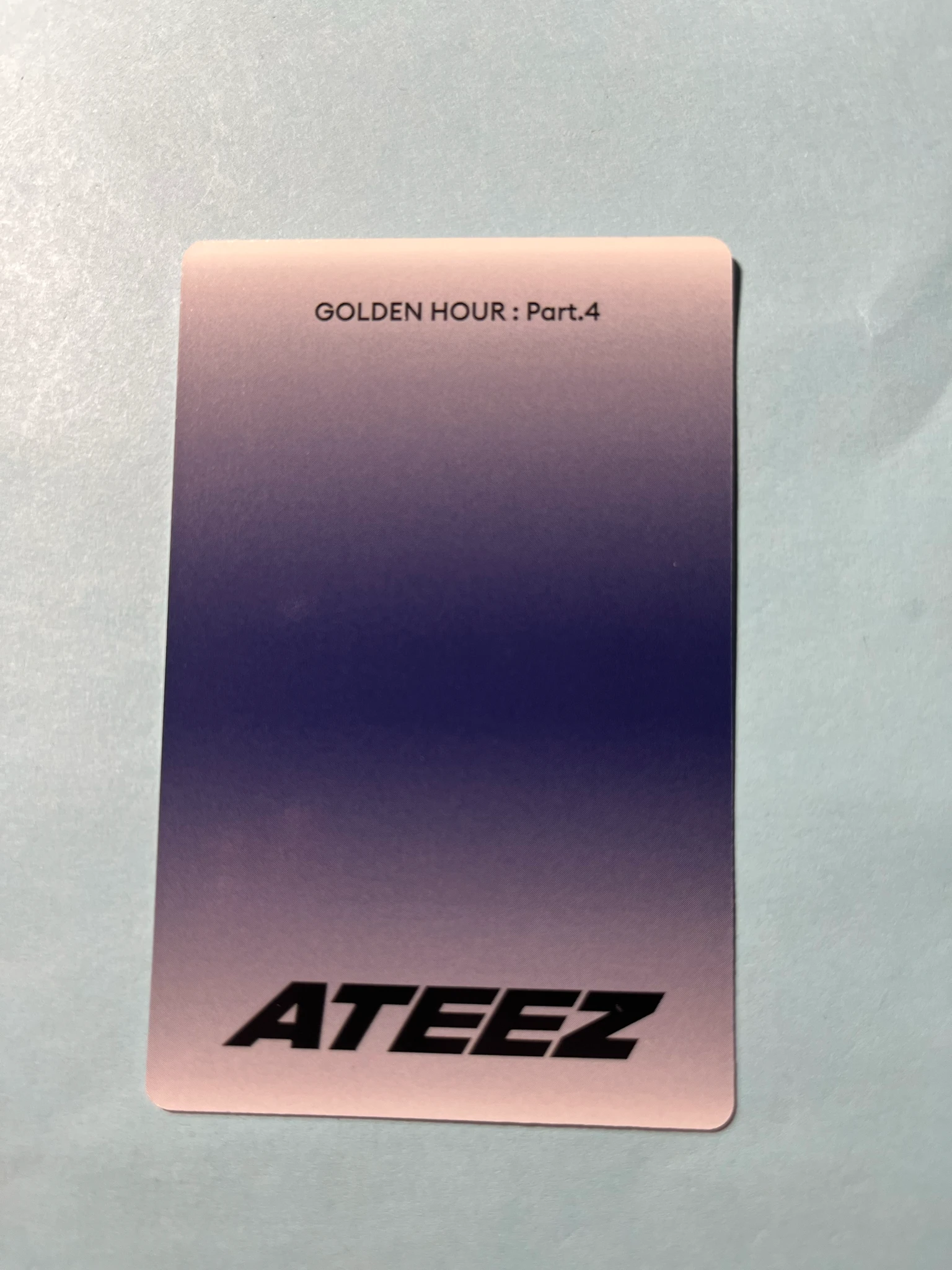 ATEEZ Hongjoong ATEEZ - Hongjoong - Golden Hour : Part.4 Album album photocard poca album listing photo 2