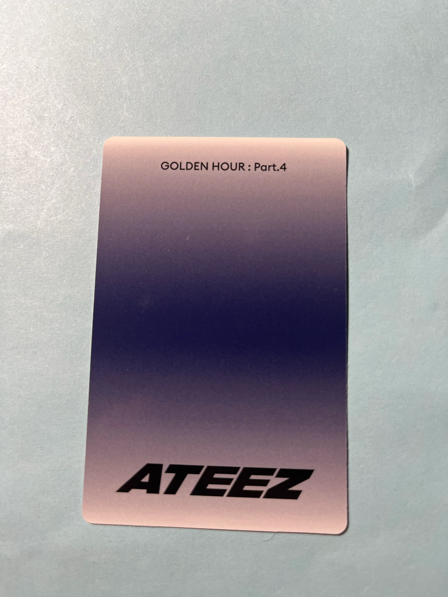 ATEEZ Hongjoong ATEEZ - Hongjoong - Golden Hour : Part.4 Album poca album A version listing photo 2