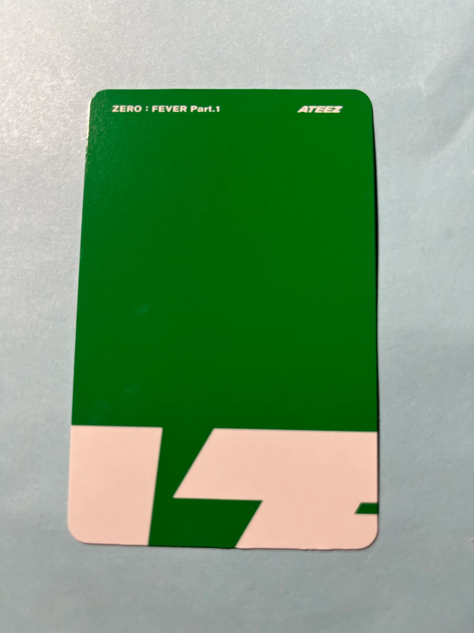 ATEEZ Seonghwa ATEEZ - Seonghwa - ZERO : FEVER Part.1 Album album photocard AR B Set THANXX Ver. listing photo 2
