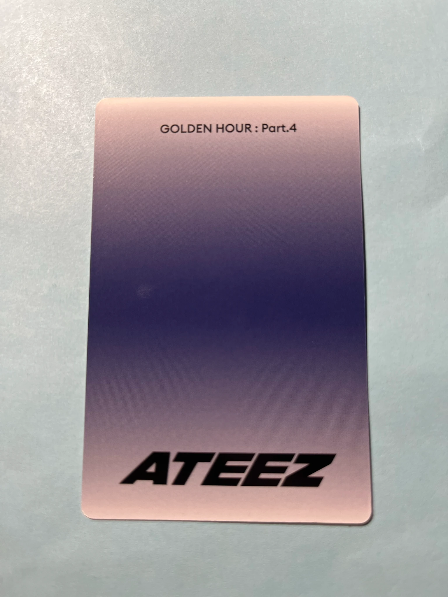 ATEEZ Seonghwa ATEEZ - Seonghwa - Golden Hour : Part.4 Album album photocard poca album listing photo 2