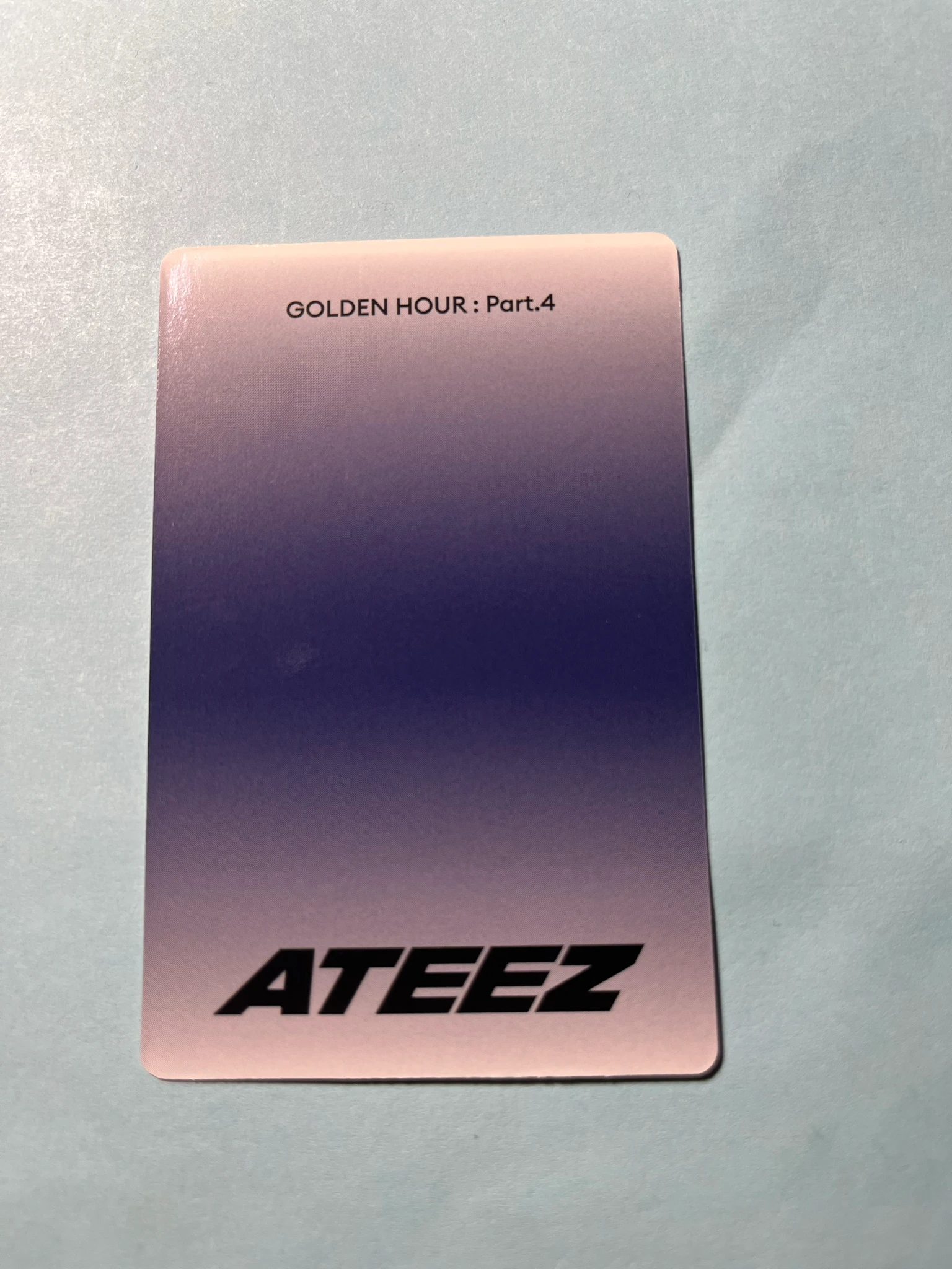 ATEEZ Yunho ATEEZ - Yunho - Golden Hour : Part.4 Album album photocard poca album listing photo 2