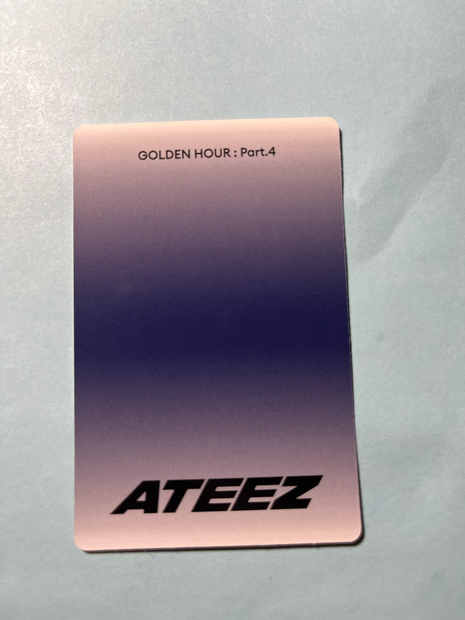 ATEEZ Yunho ATEEZ - Yunho - Golden Hour : Part.4 Album album photocard poca album listing photo 2