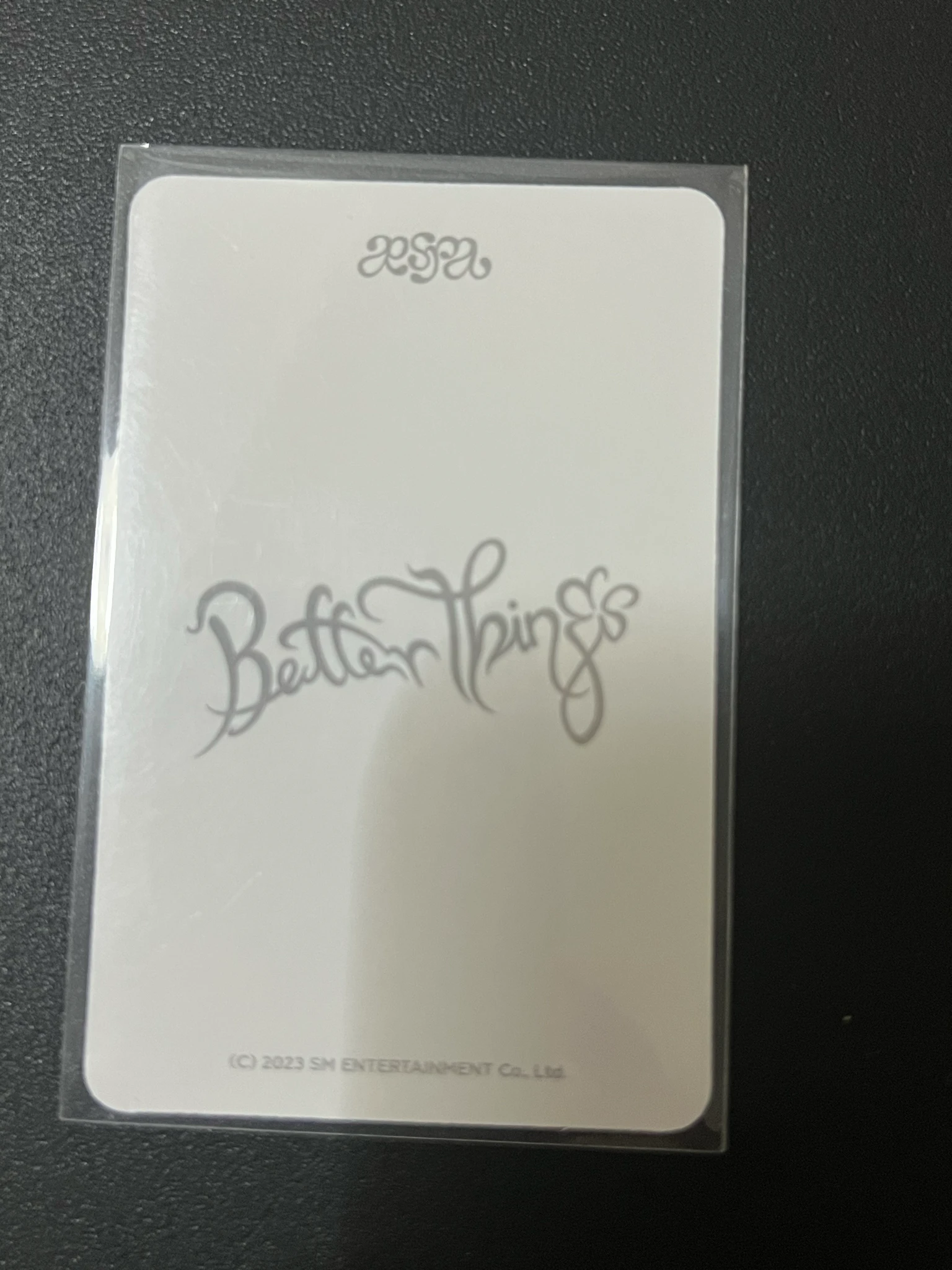 aespa Giselle aespa - Giselle - Better Things Album merch photocard trading card B version listing photo 2