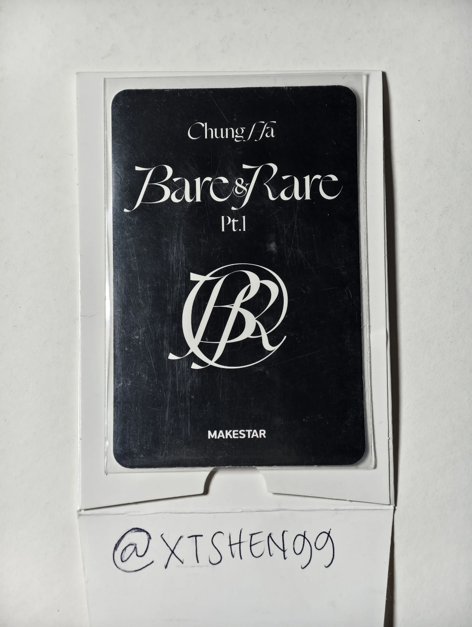 Chung Ha Chung Ha CHUNG HA - CHUNG HA - Bare&Rare Pt.1 Album pre-order benefit listing photo 2