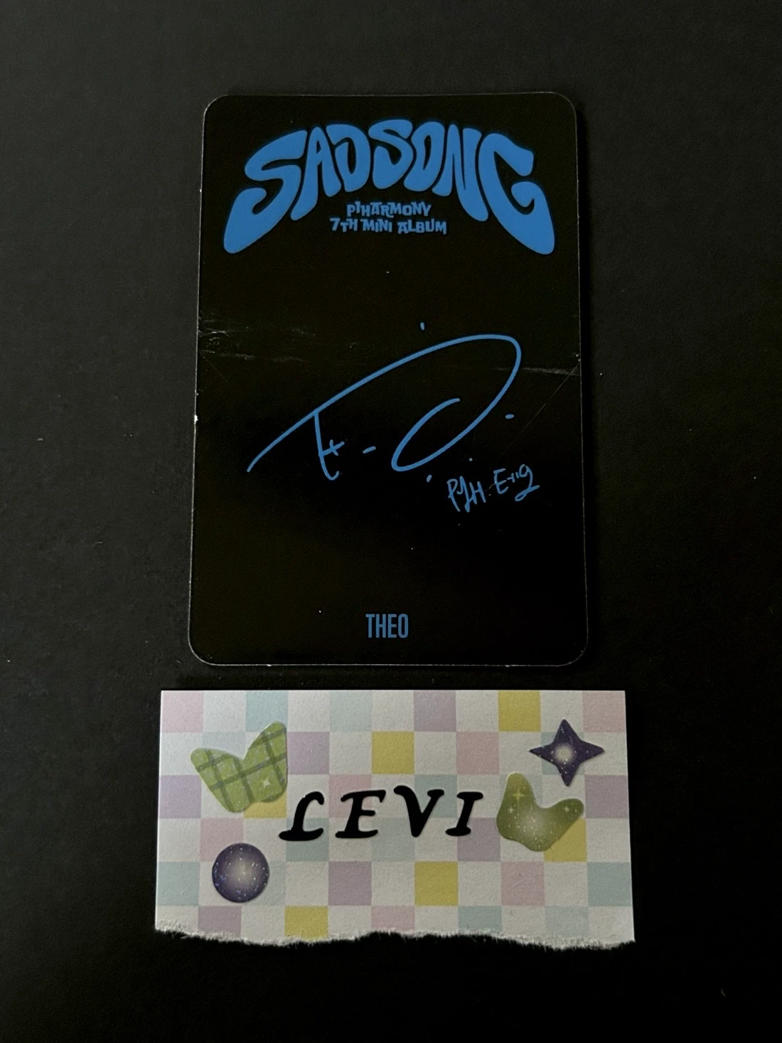 P1Harmony Theo P1Harmony - Theo - Sad Song Album album photocard digipack ver. listing photo 2