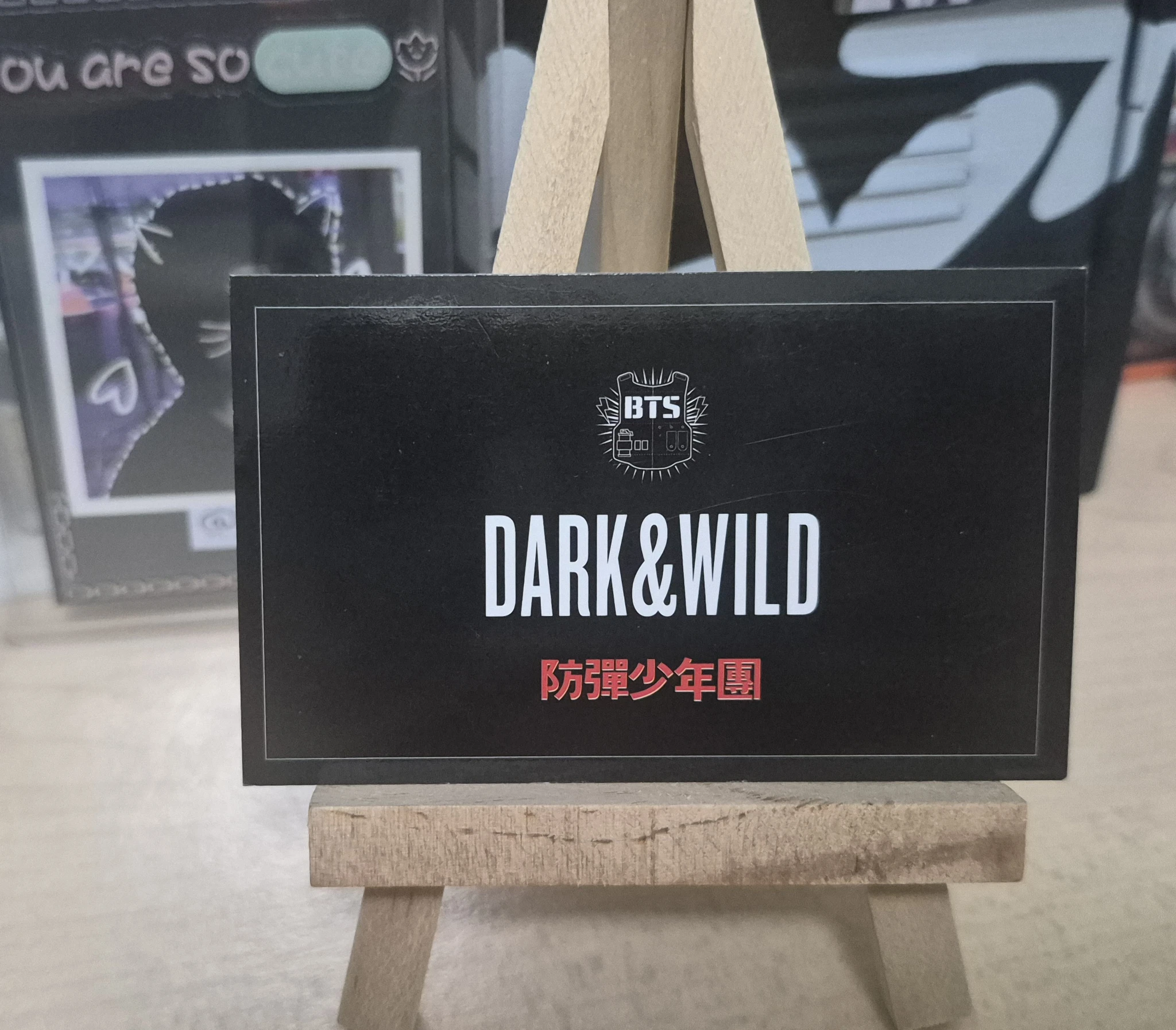BTS BTS - Dark & Wild Album album photocard horizontal listing photo 2