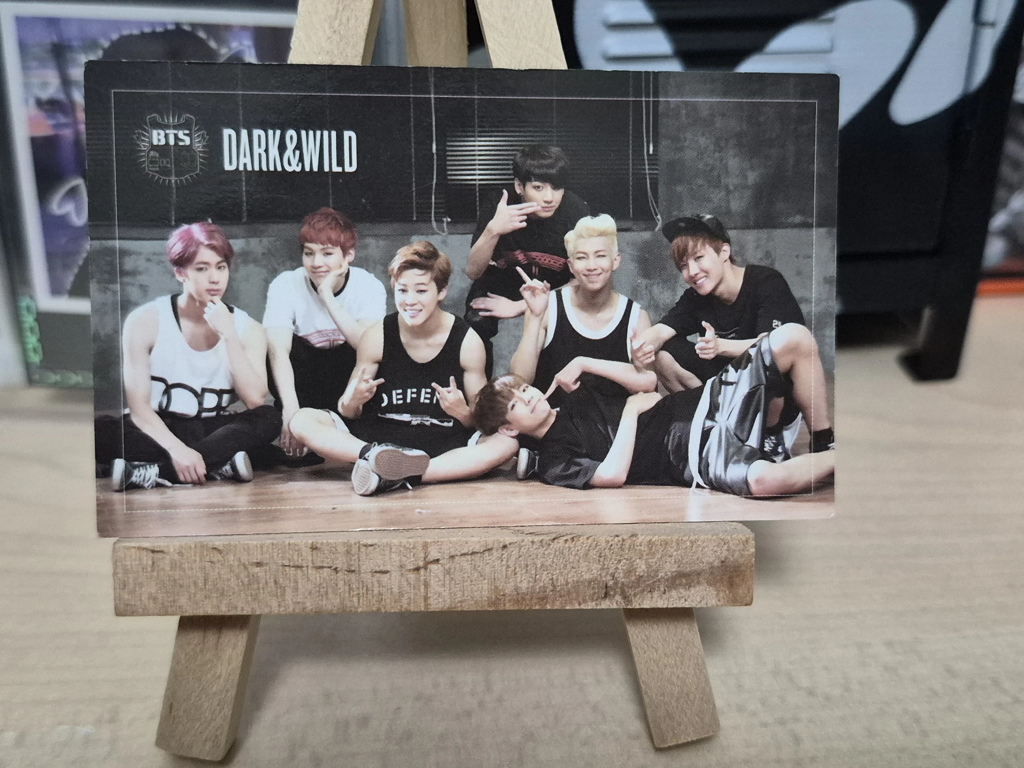 BTS BTS - Dark & Wild Album album photocard horizontal listing photo 4