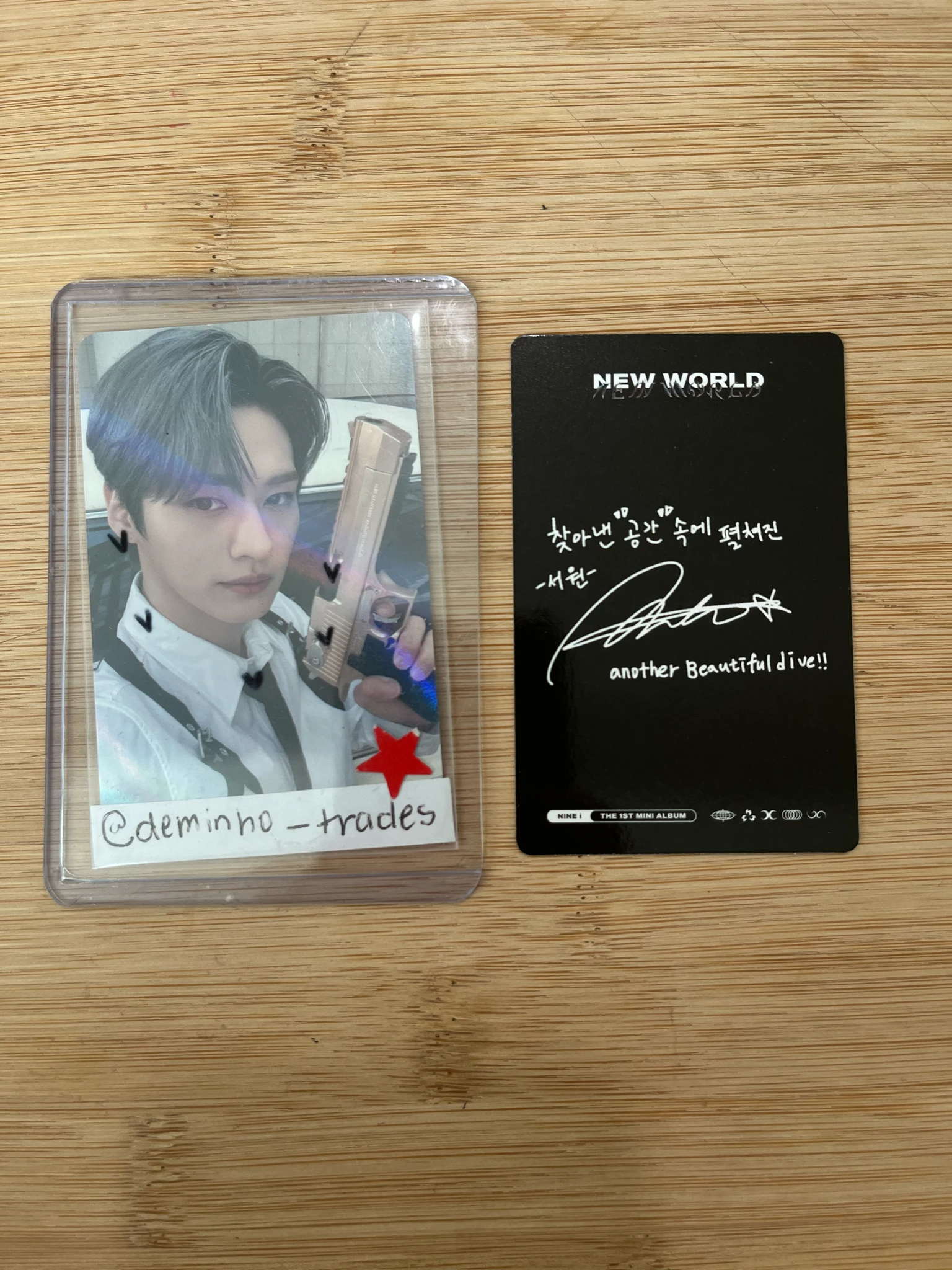 NINE.i Seowon NINE.i - Seowon - New World Album album photocard listing photo 2