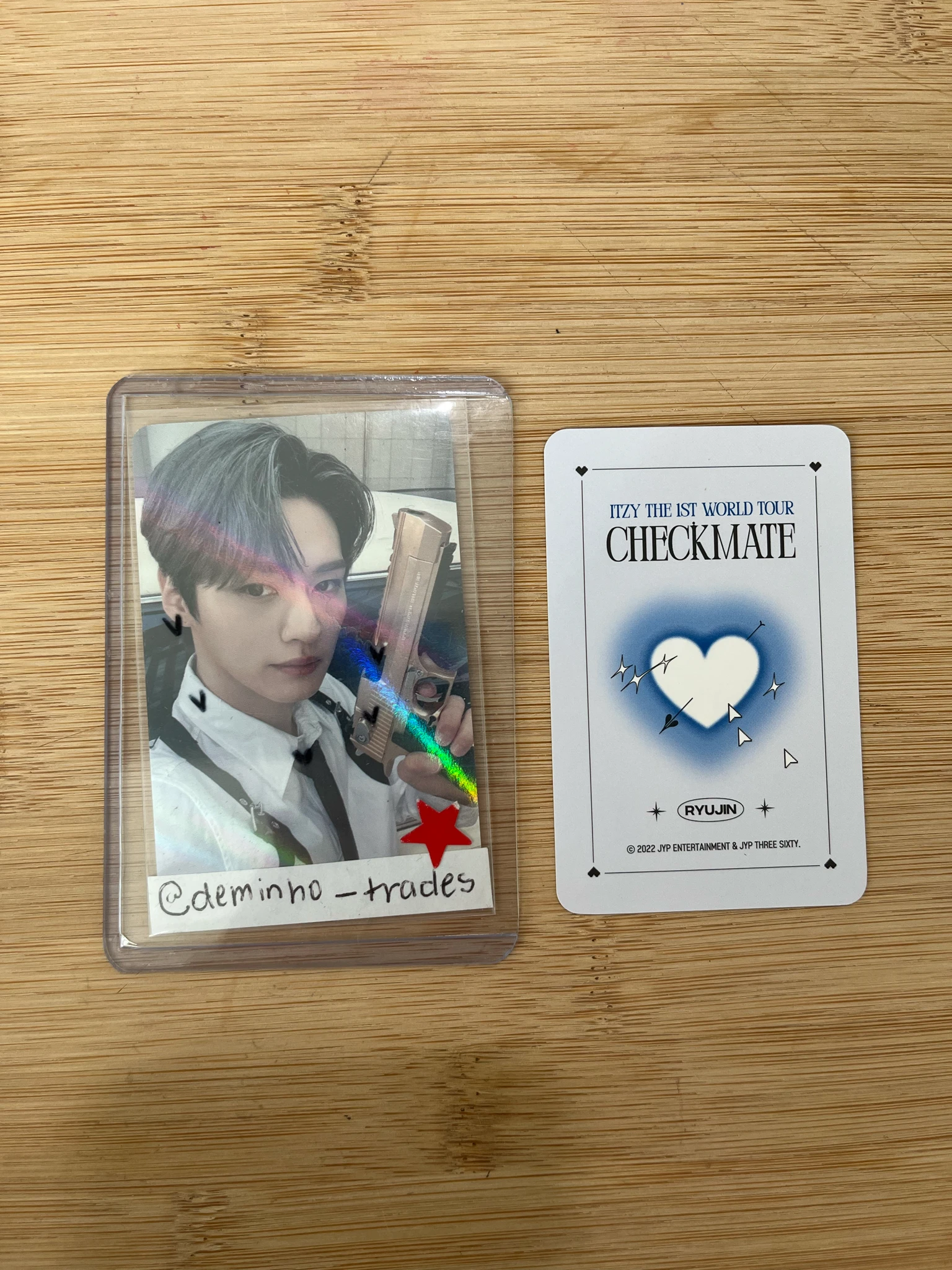 ITZY Ryujin ITZY - Ryujin - ITZY The 1st World Tour 'Checkmate' Event trading card listing photo 2