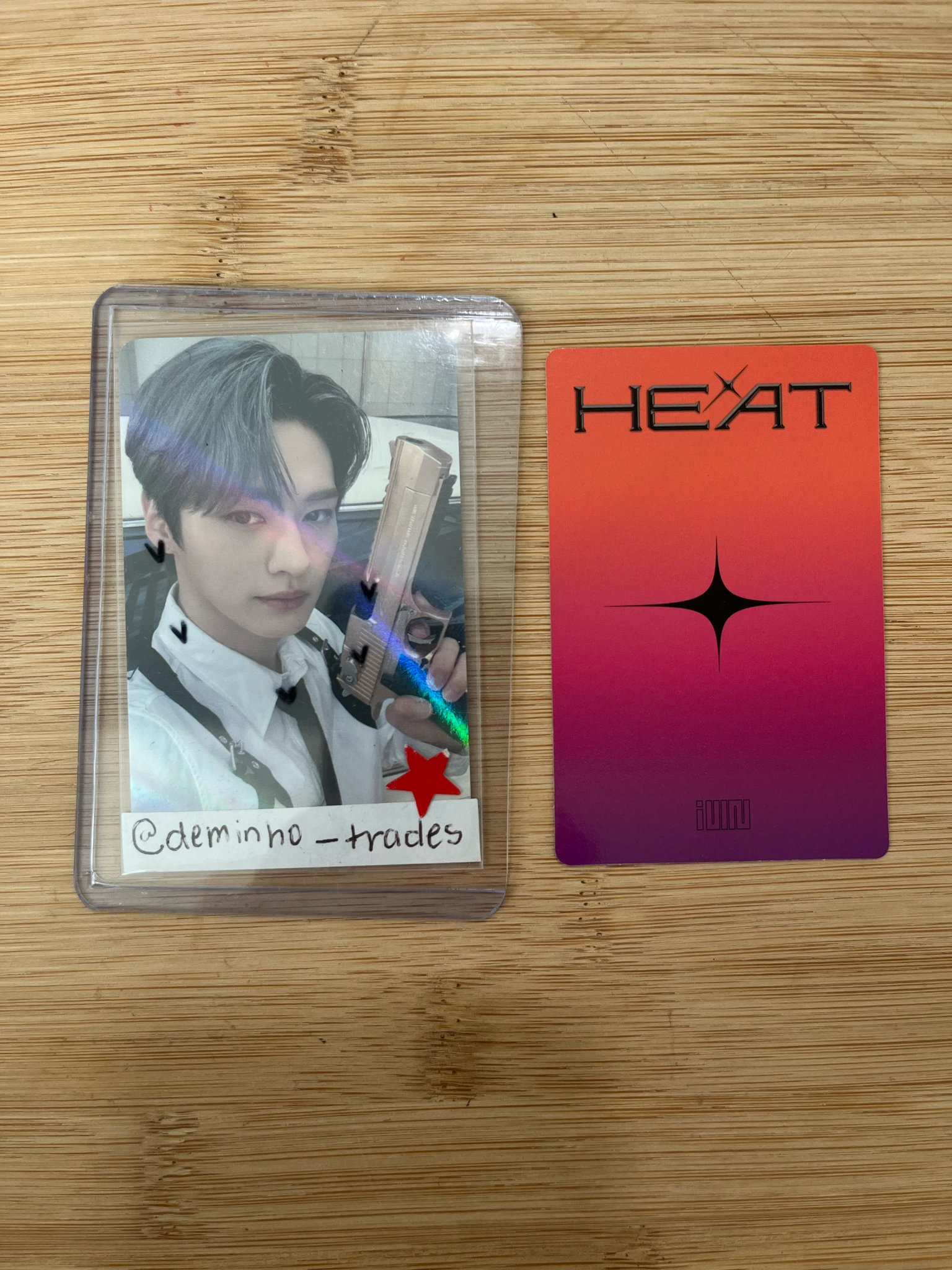 i-dle Yuqi (G)I-DLE - Yuqi - HEAT Album blaze ver. standard ver. album photocard listing photo 2