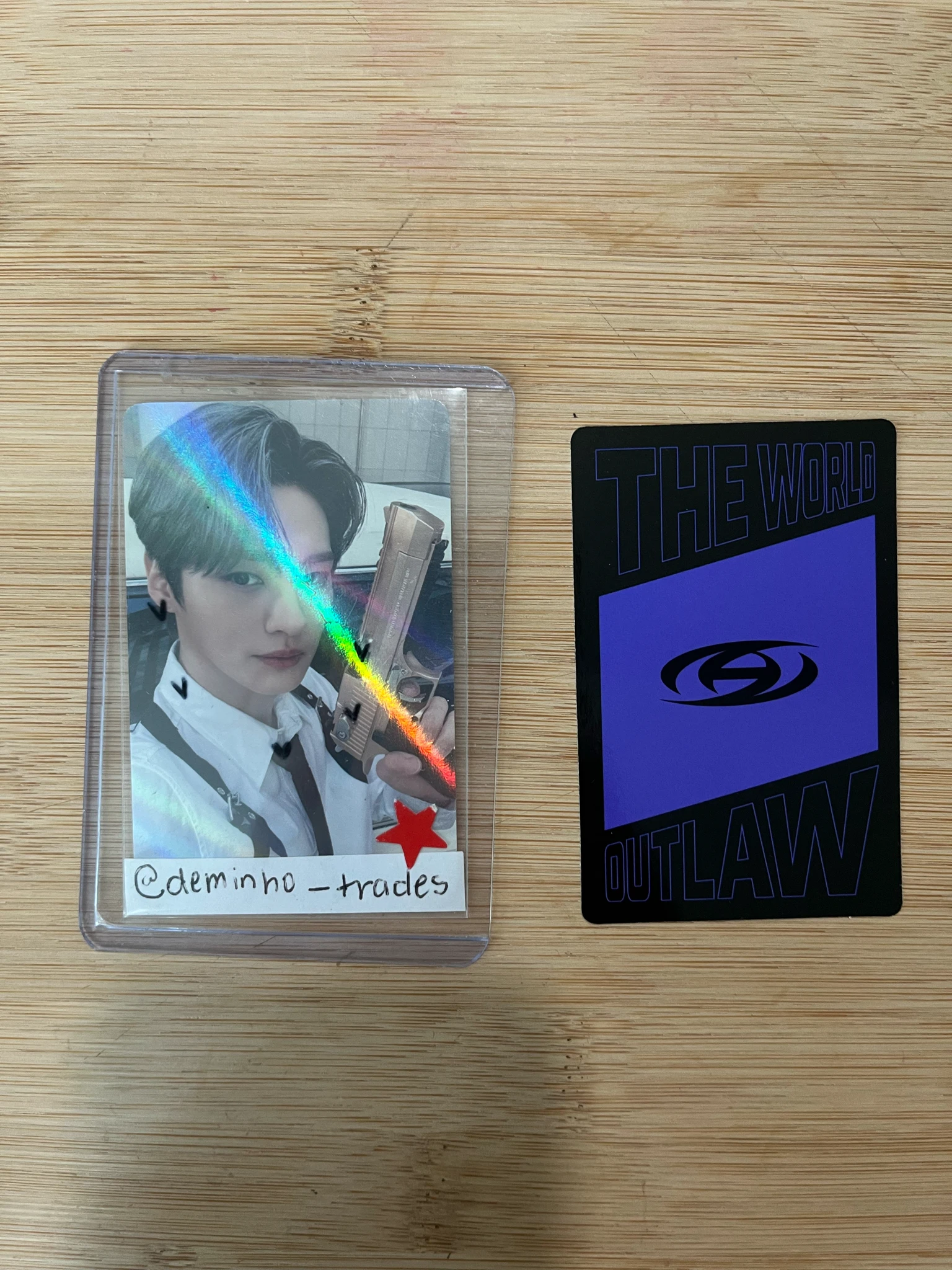 ATEEZ Mingi ATEEZ - Mingi - THE WORLD EP.2 : OUTLAW Album album photocard A version version 3 listing photo 2