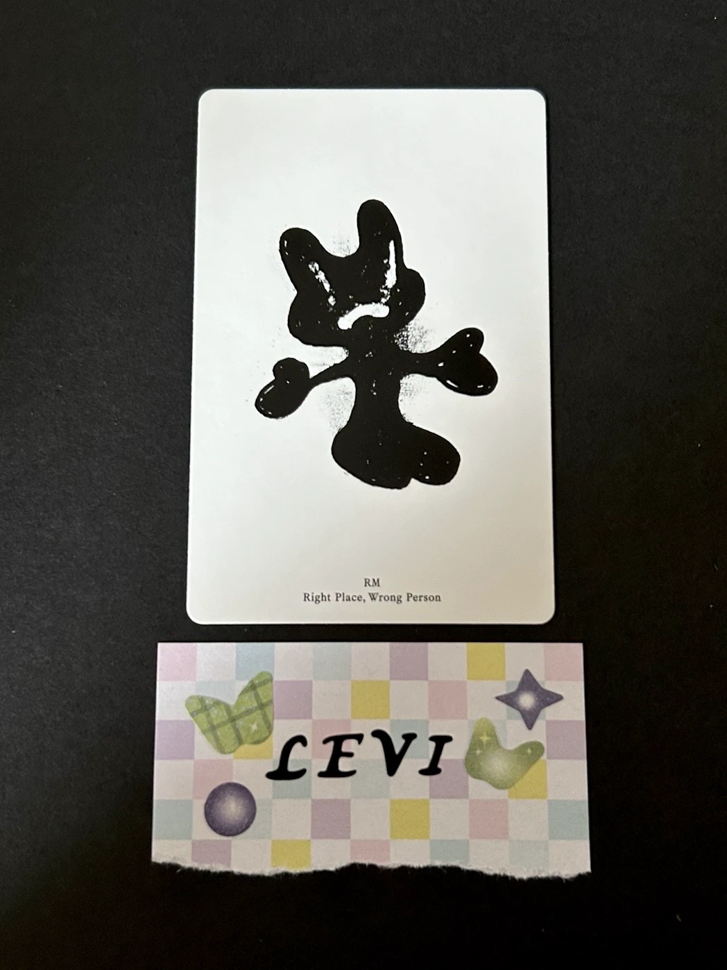 BTS RM BTS - RM - Right Place, Wrong Person Album solo album album photocard version B listing photo 2