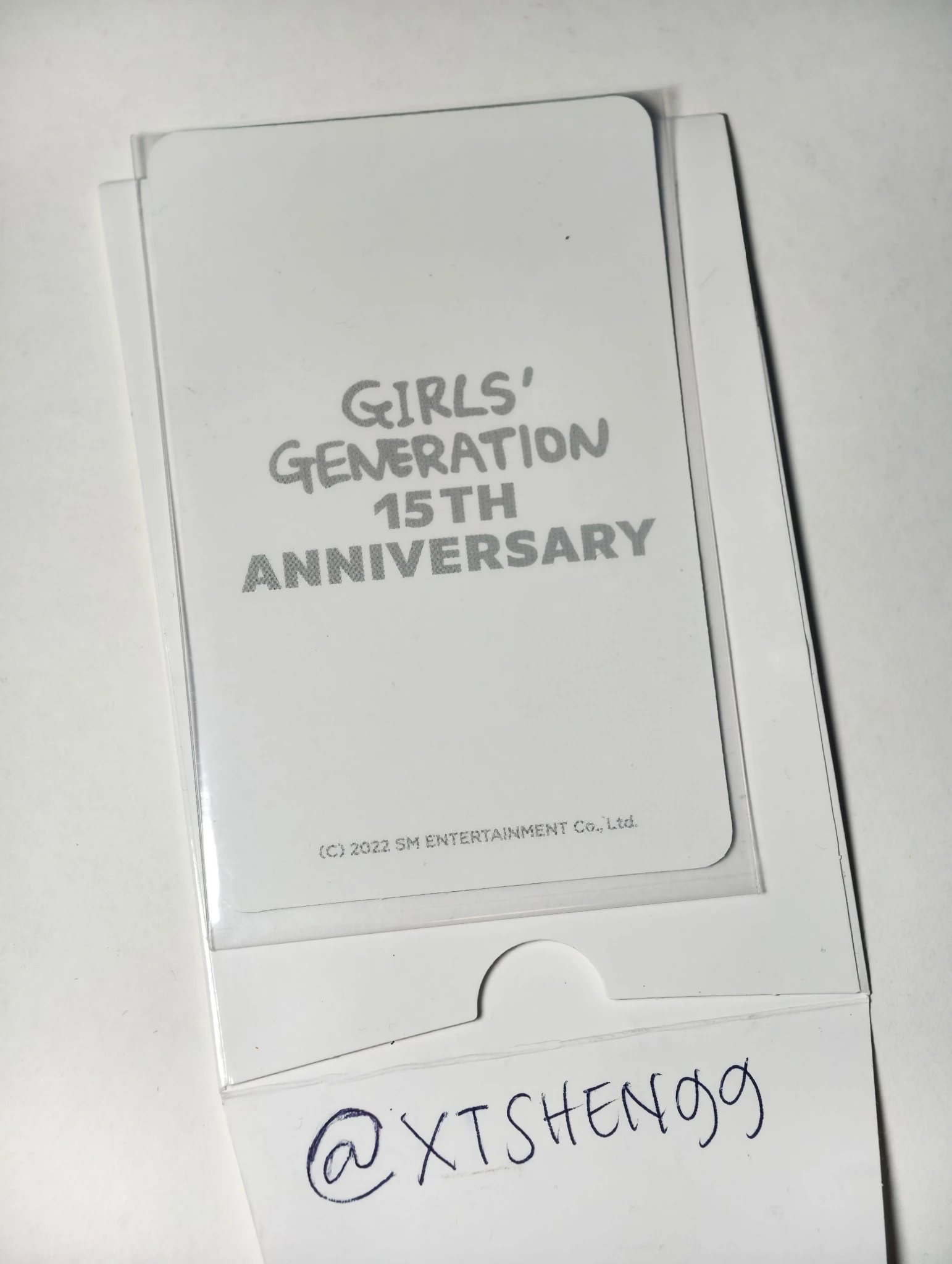 Girls' Generation Taeyeon Girls' Generation - Taeyeon - Girls Generation - 15th Anniversary Offical MD Other merch photocard listing photo 2