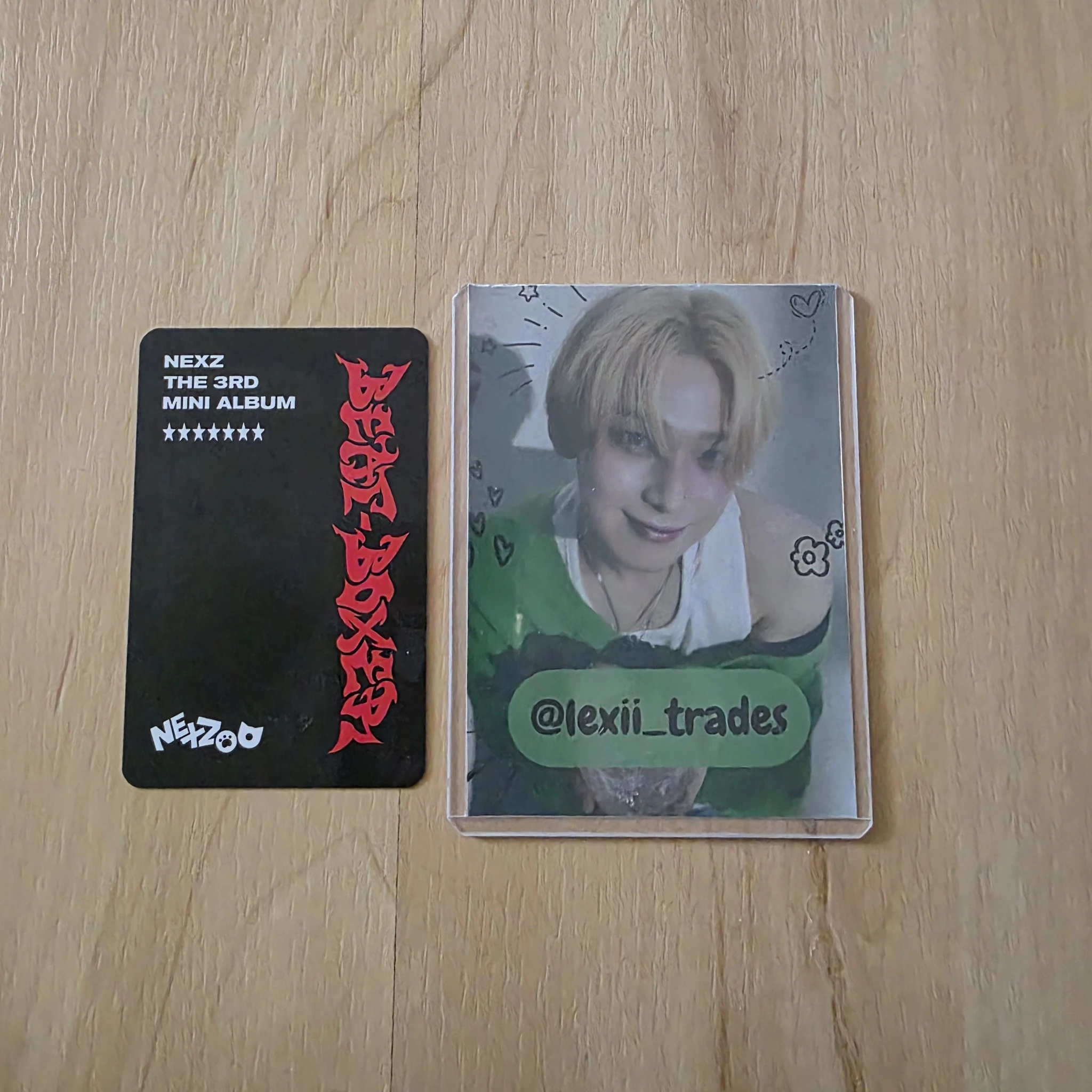 NEXZ Tomoya NEXZ - Tomoya - Beat-Boxer Album album photocard nexzoo ver photocard set listing photo 2