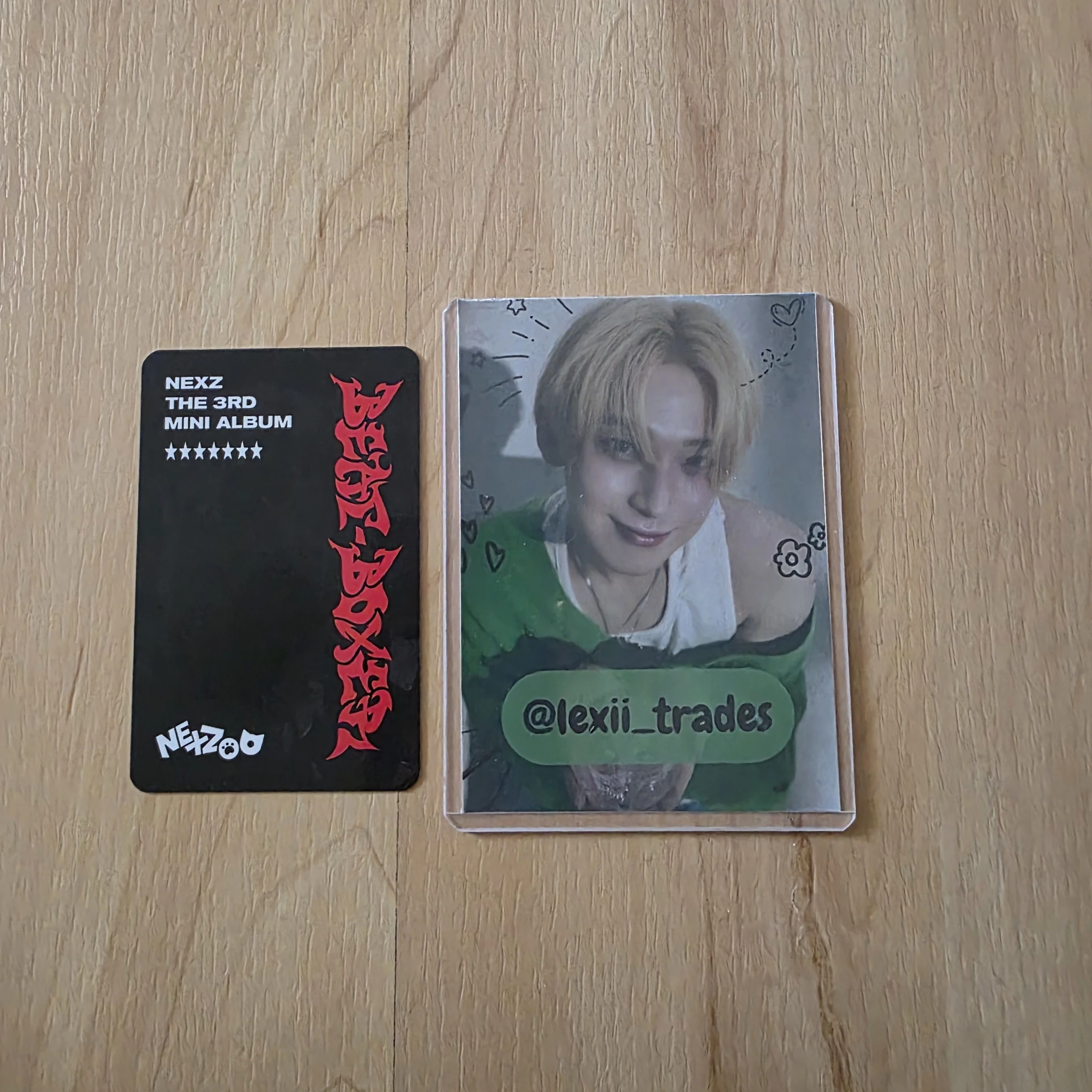NEXZ Yu NEXZ - Yu - Beat-Boxer Album album photocard nexzoo ver photocard set listing photo 2