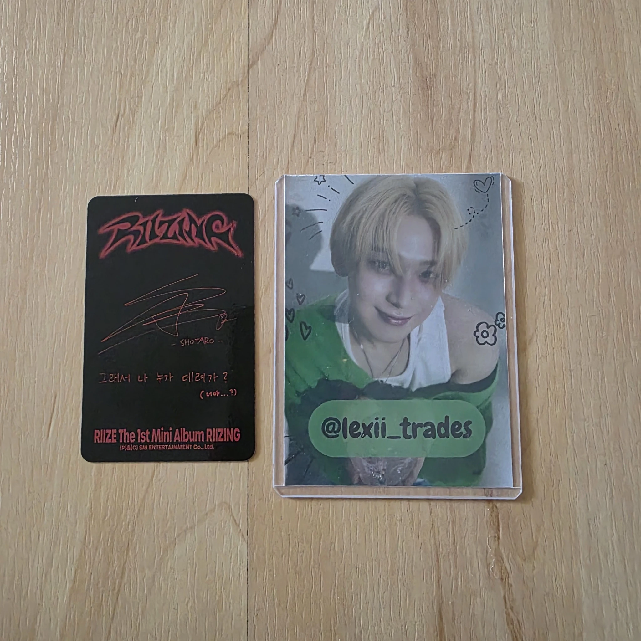 RIIZE  Shotaro RIIZE  - Shotaro - Riizing Album album photocard photo pack version A version listing photo 2