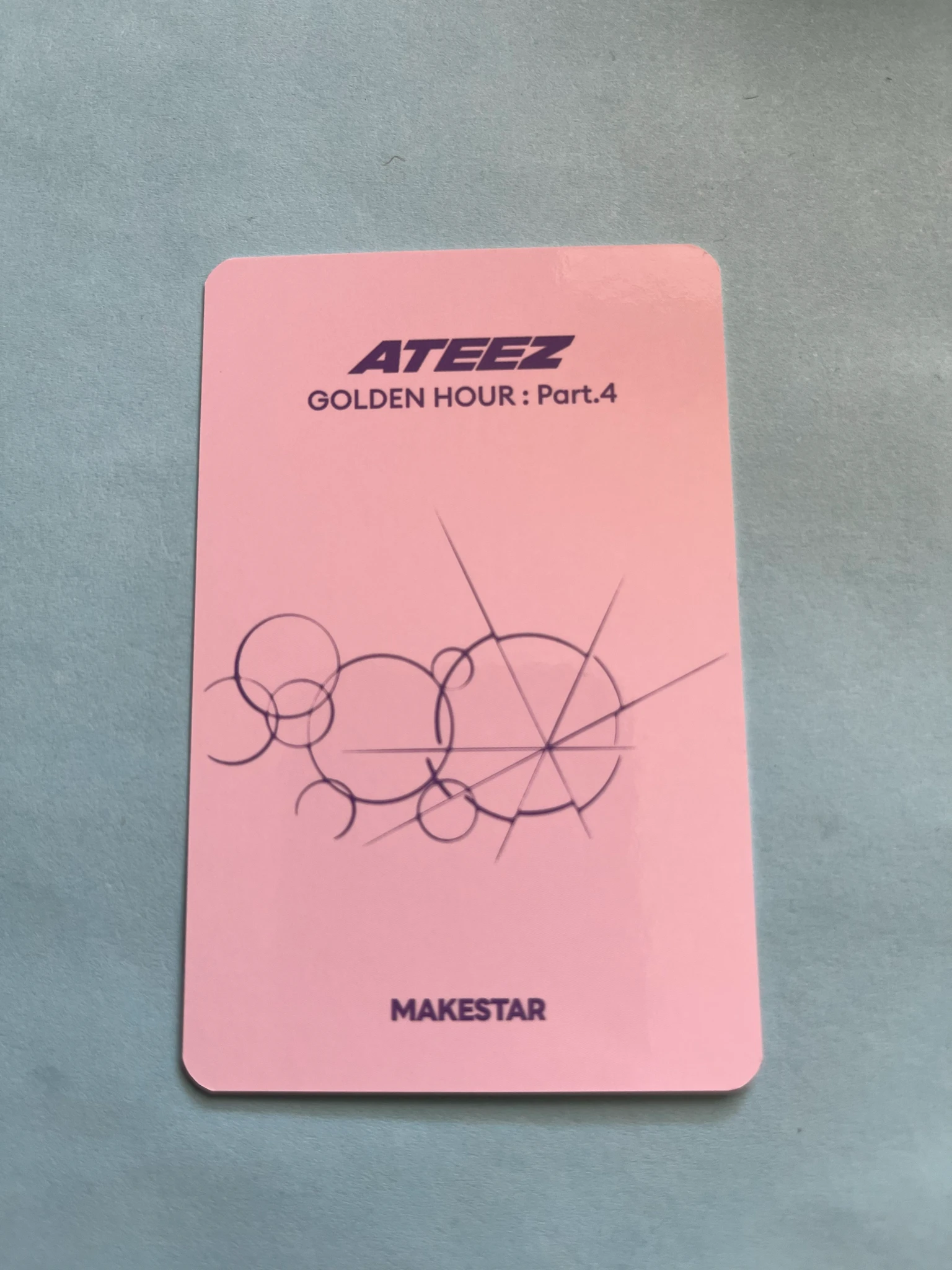 ATEEZ ATEEZ - Yunho & Yeosang - Golden Hour : Part.4 Album fansign makestar round 6 unit photocard listing photo 2