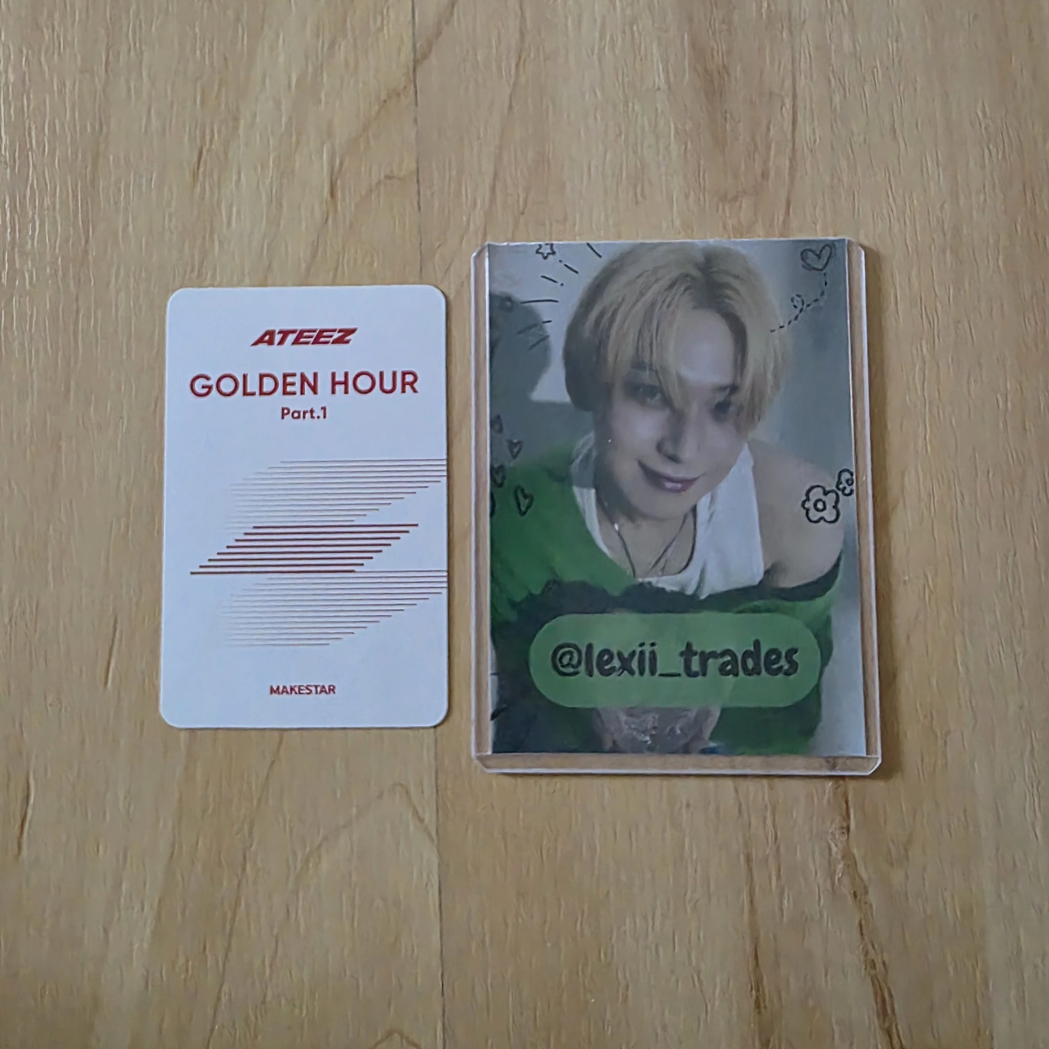 ATEEZ Yunho ATEEZ - Yunho - Golden Hour : Part.1 Album makestar lucky draw listing photo 2