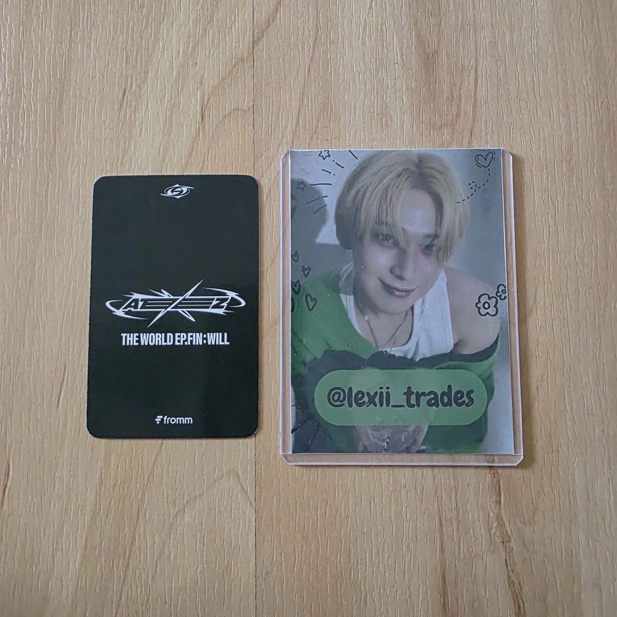 ATEEZ Yunho ATEEZ - Yunho - THE WORLD EP.FIN: WILL Album fromm store lucky draw listing photo 2