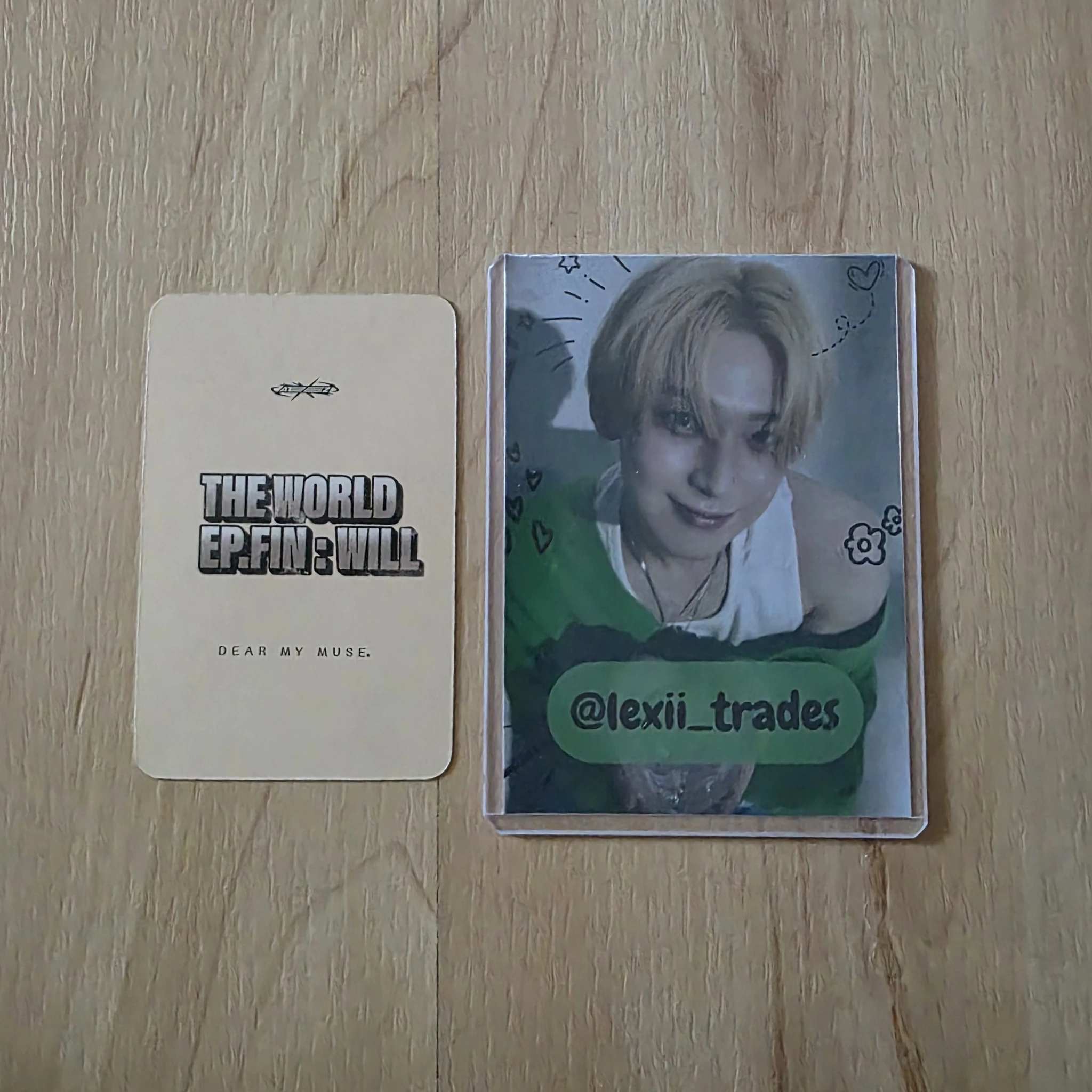 ATEEZ Yunho ATEEZ - Yunho - THE WORLD EP.FIN : WILL Album dear my muse (dmm) purchase benefit digipack version listing photo 2