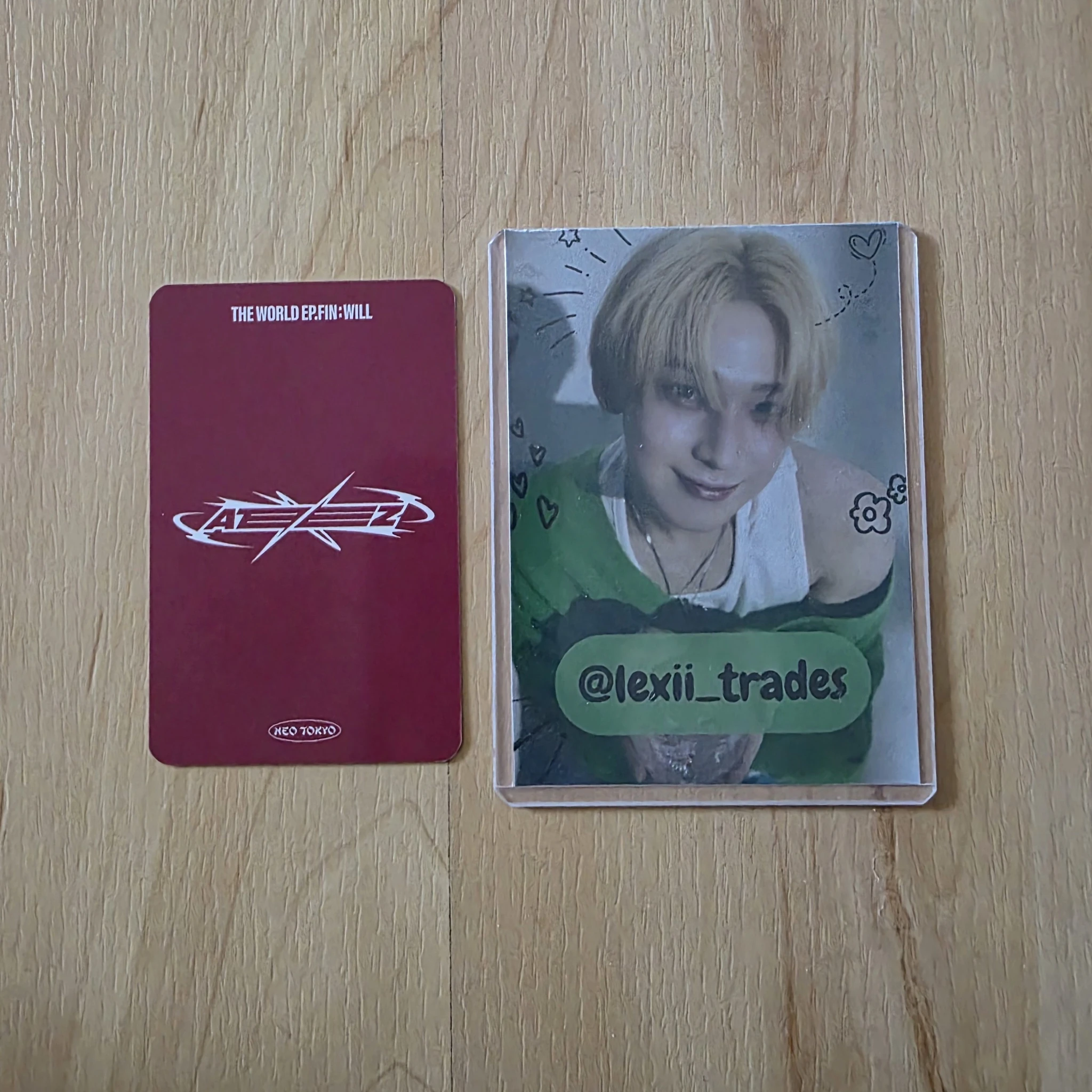 ATEEZ Mingi ATEEZ - Mingi - THE WORLD EP.FIN : WILL Album fansign pob (pre-order benefit) neo tokyo listing photo 2