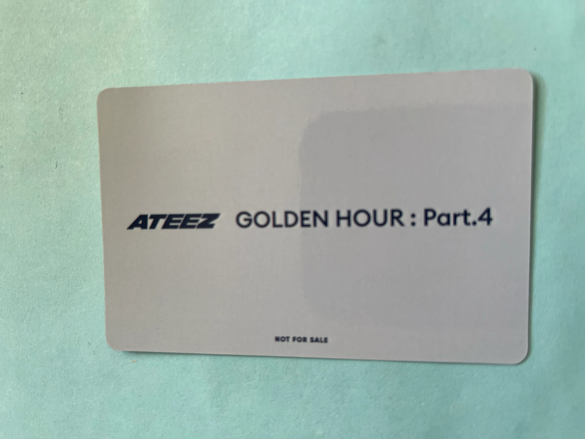 ATEEZ Jongho ATEEZ - Jongho - Golden Hour : Part.4 Album tower records pob (pre-order benefit) listing photo 2