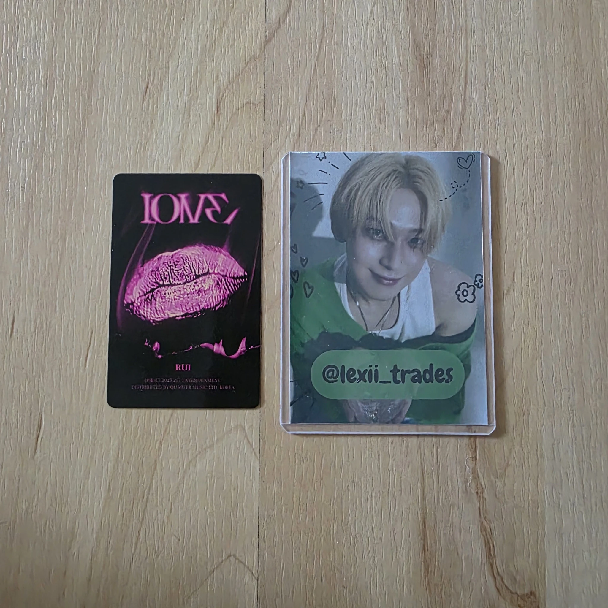 XLOV Rui XLOV - Rui - I ONE Album album photocard i ver. listing photo 2