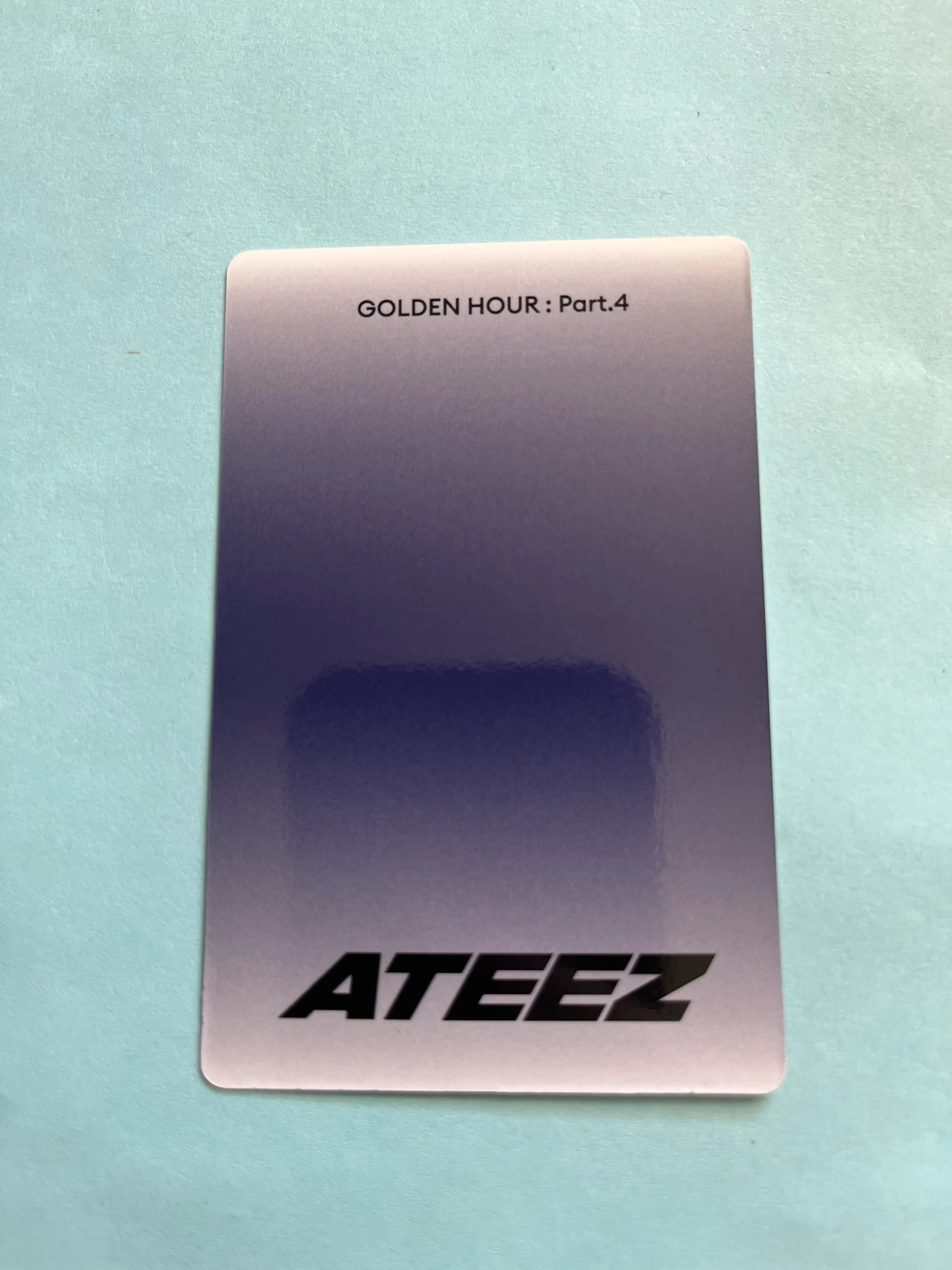 ATEEZ Wooyoung ATEEZ - Wooyoung - Golden Hour : Part.4 Album album photocard poca album listing photo 2