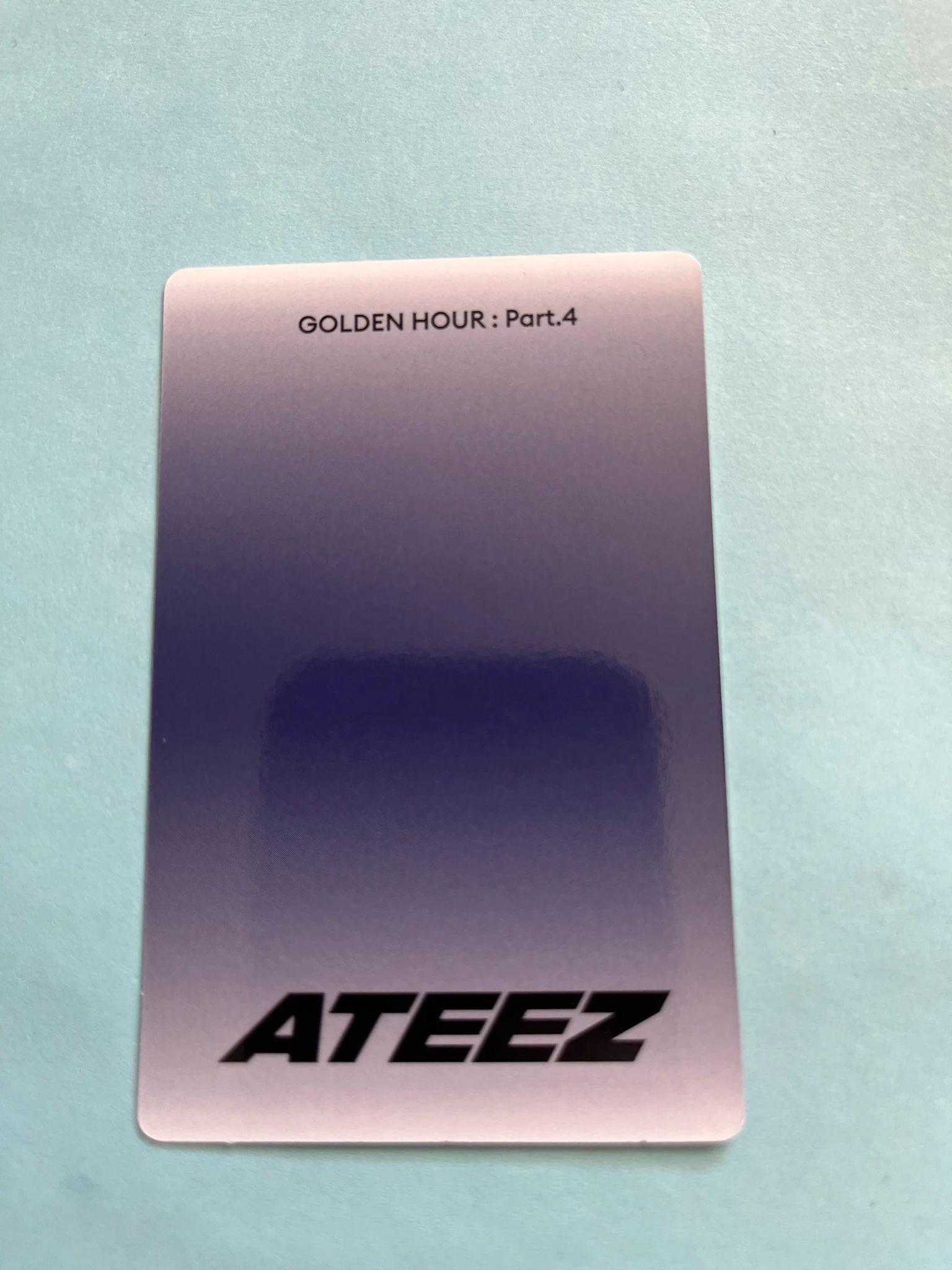 ATEEZ Wooyoung ATEEZ - Wooyoung - Golden Hour : Part.4 Album album photocard poca album listing photo 2