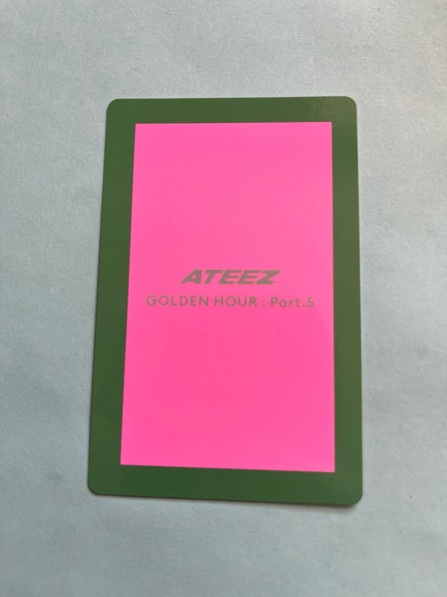 ATEEZ Wooyoung ATEEZ - Wooyoung - GOLDEN HOUR : Part.5 Album album photocard listing photo 2
