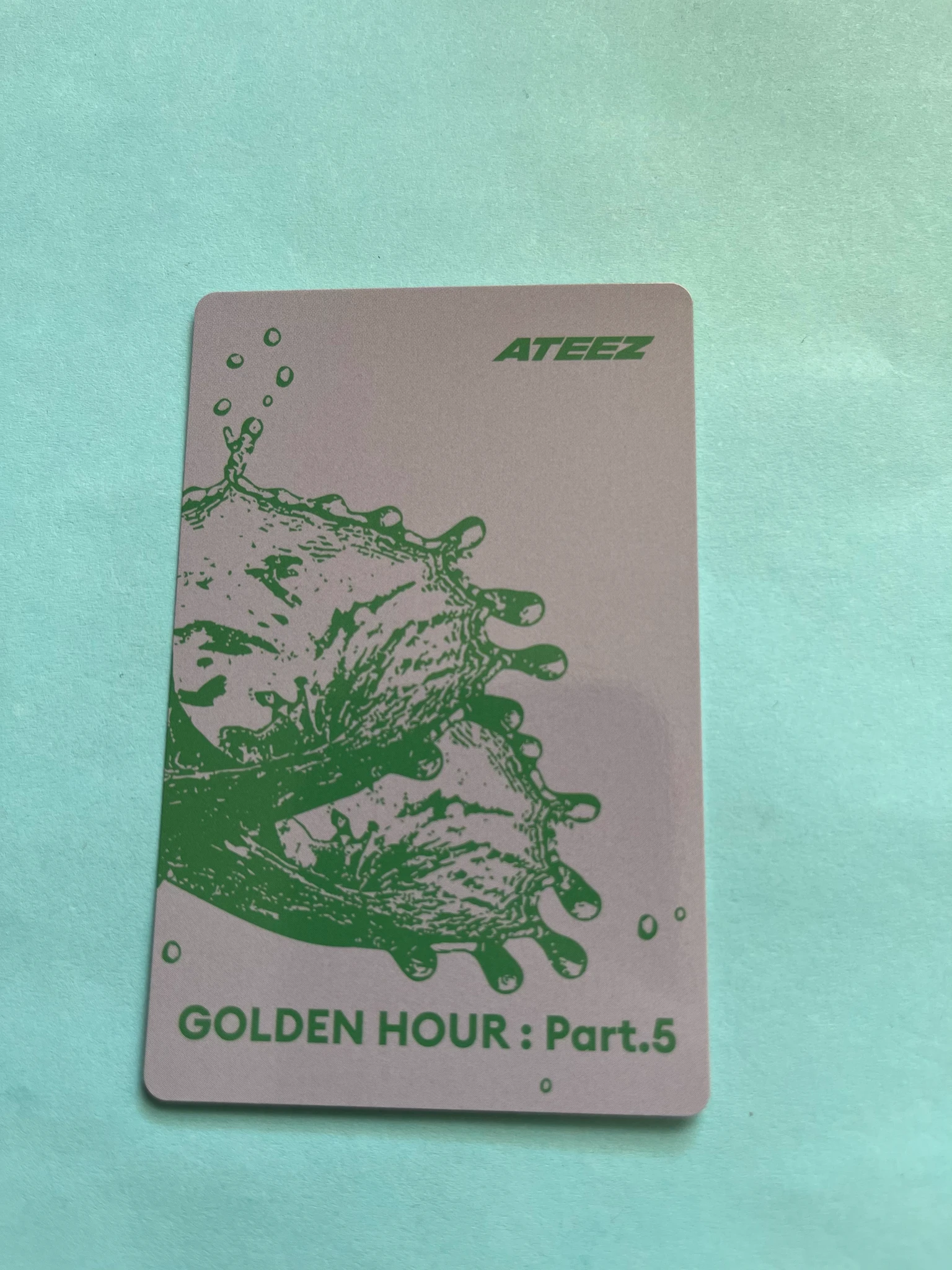 ATEEZ San ATEEZ - San - GOLDEN HOUR : Part.5 Album album photocard poca album diary version listing photo 2