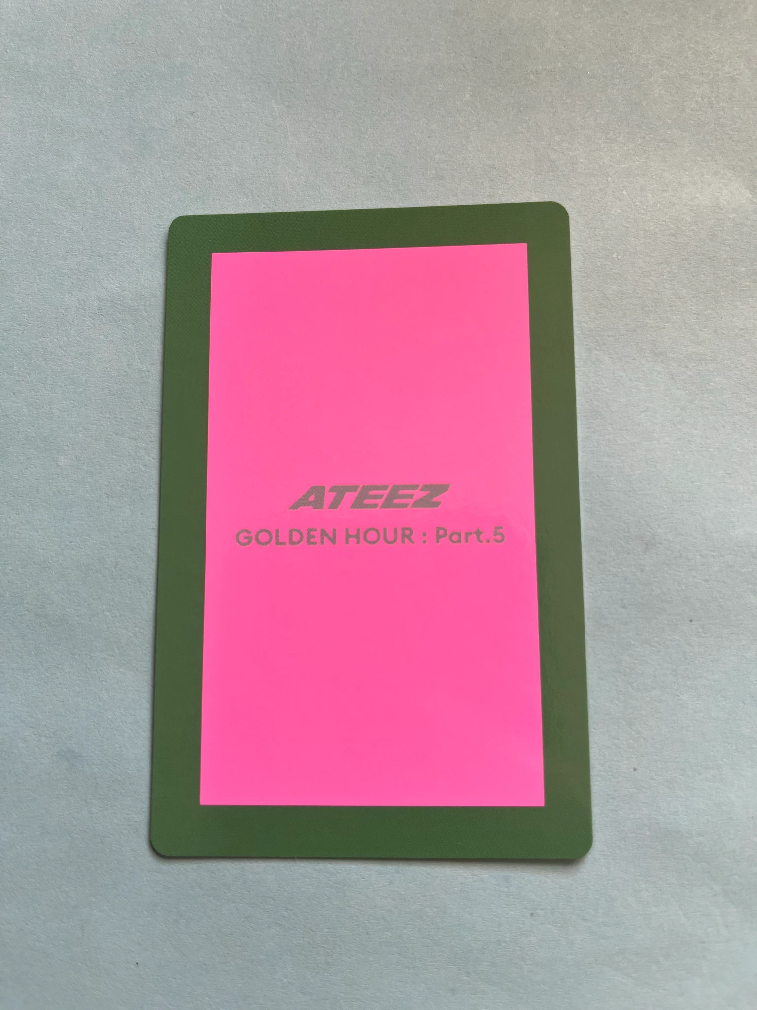 ATEEZ San ATEEZ - San - GOLDEN HOUR : Part.5 Album album photocard Z version listing photo 2