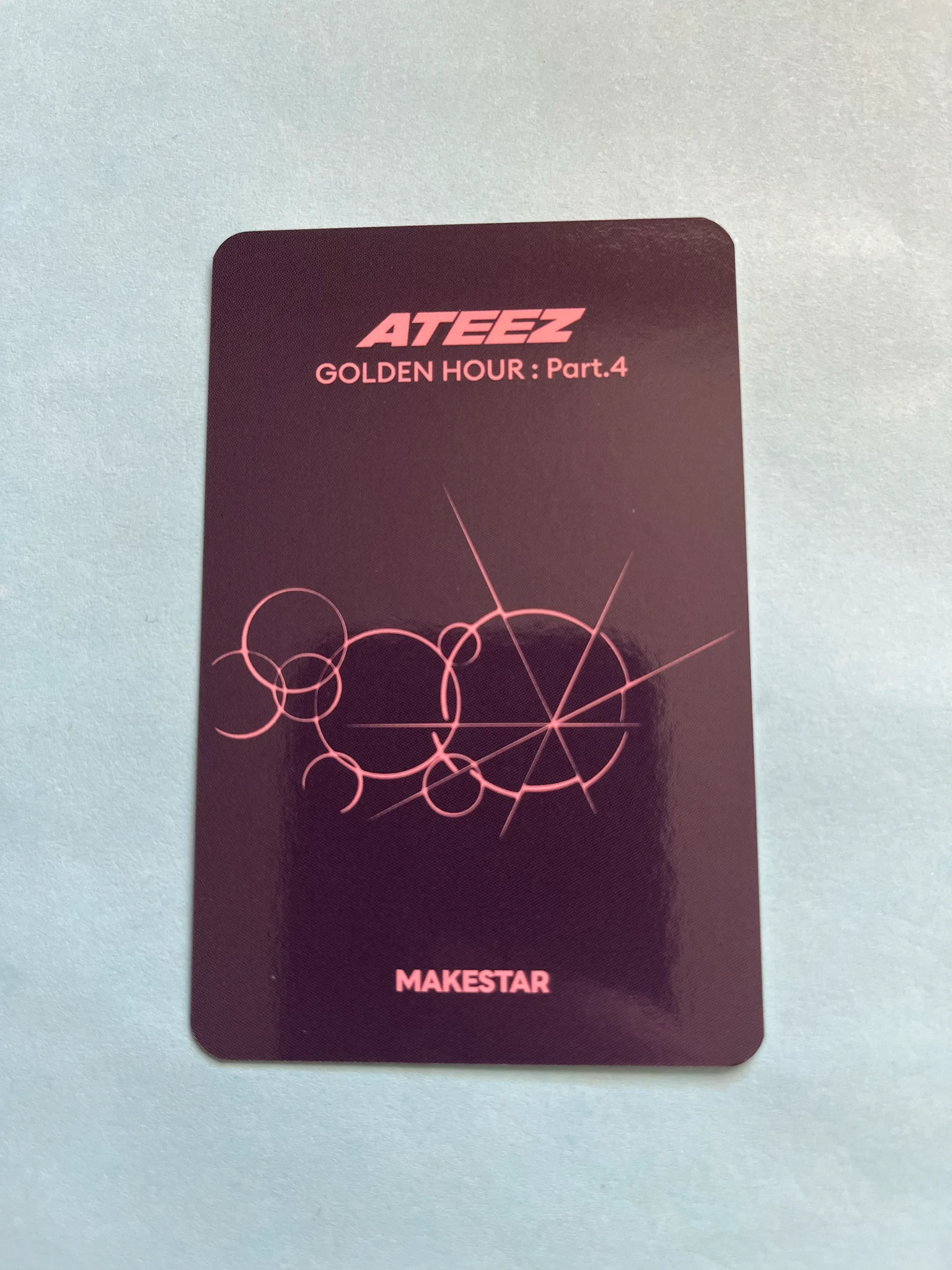 ATEEZ San ATEEZ - San - Golden Hour : Part.4 Album makestar video call (fancall) pob (pre-order benefit) listing photo 2