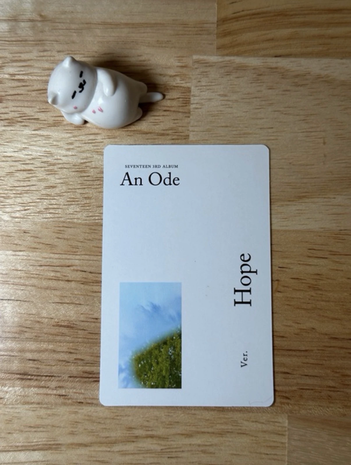 SEVENTEEN Jeonghan SEVENTEEN - Jeonghan - An Ode Album album photocard hope version white back listing photo 2