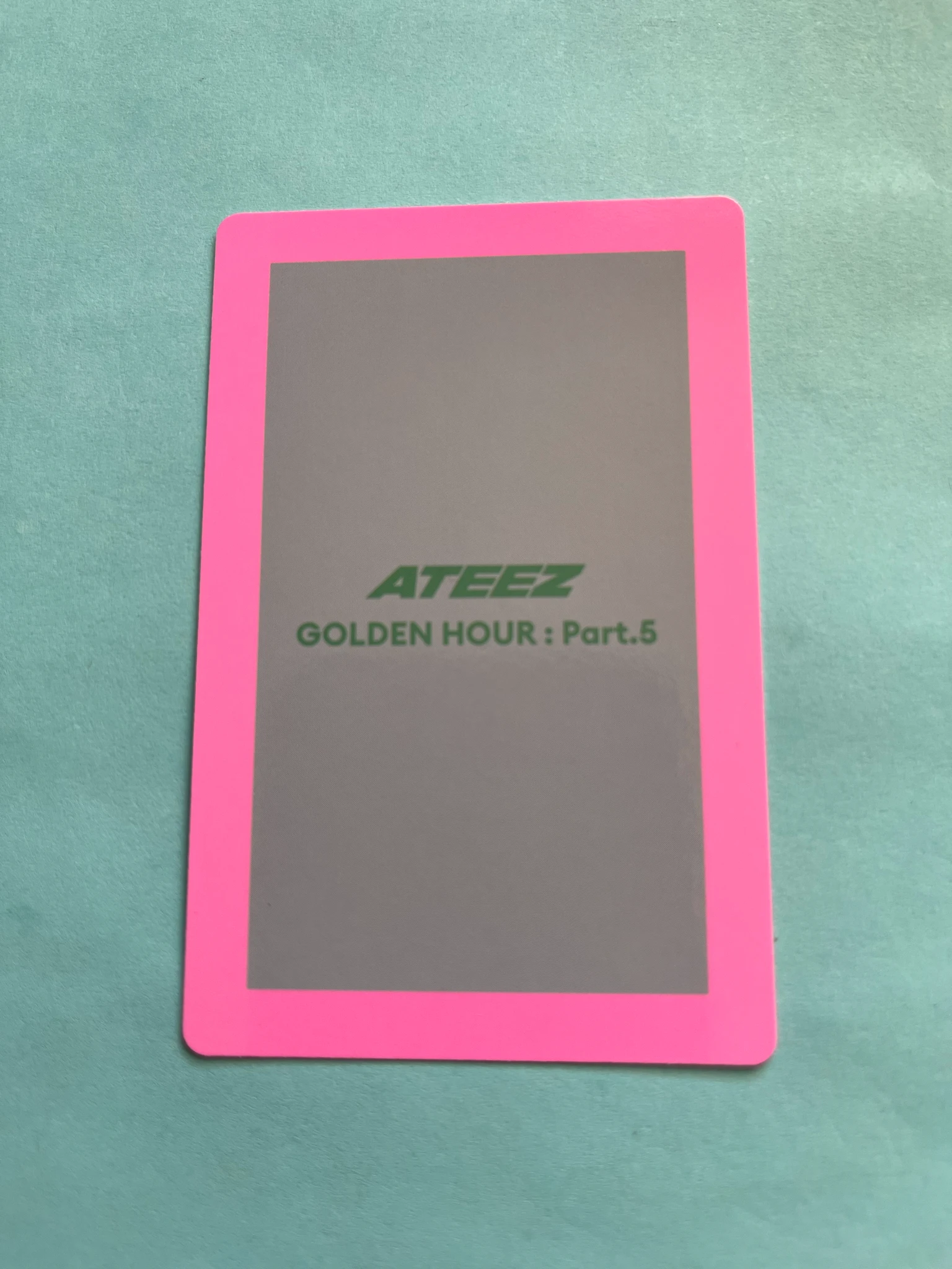 ATEEZ Yeosang ATEEZ - Yeosang - GOLDEN HOUR : Part.5 Album album photocard A version version 2 listing photo 2