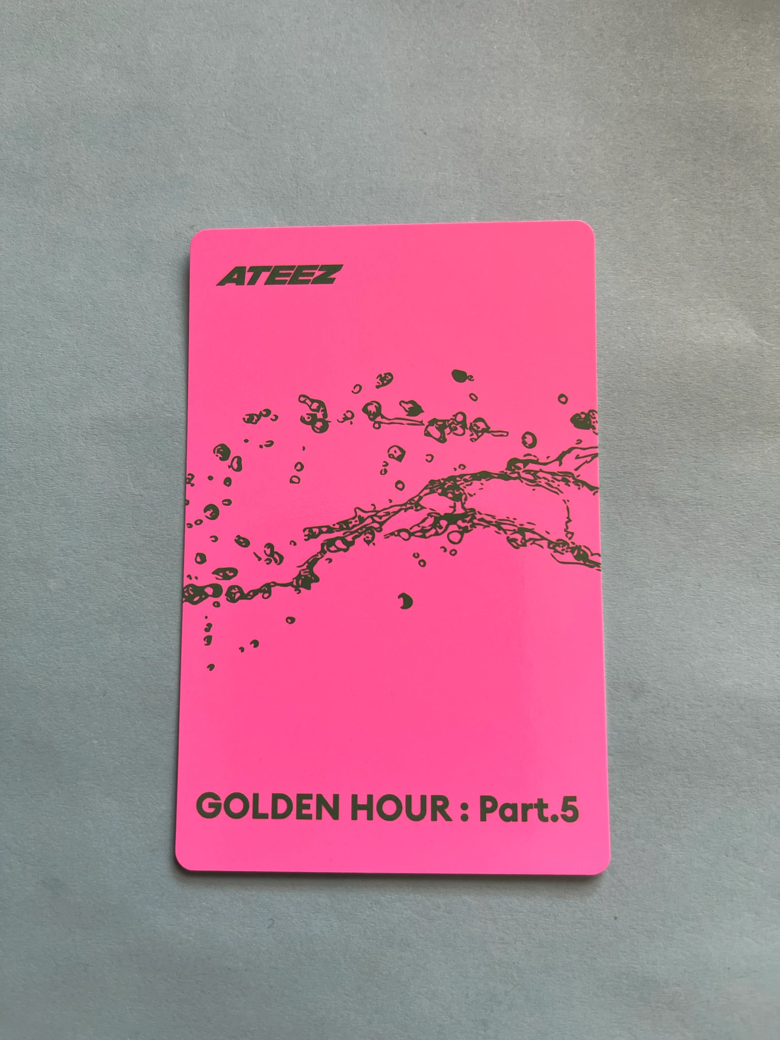 ATEEZ Yeosang ATEEZ - Yeosang - GOLDEN HOUR : Part.5 Album poca album album photocard A version listing photo 2