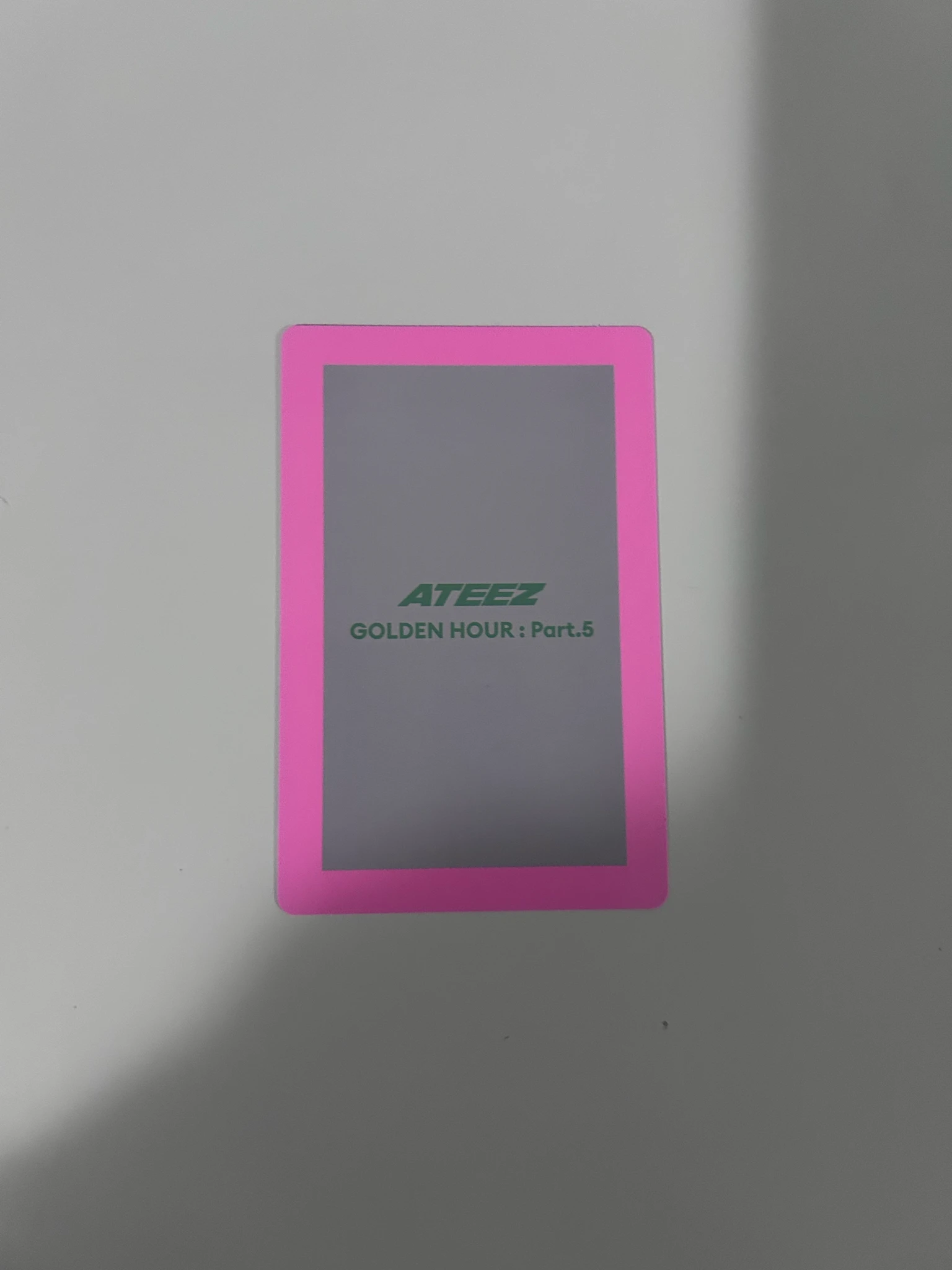 ATEEZ Yeosang ATEEZ - Yeosang - GOLDEN HOUR : Part.5 Album album photocard A version version 2 listing photo 2