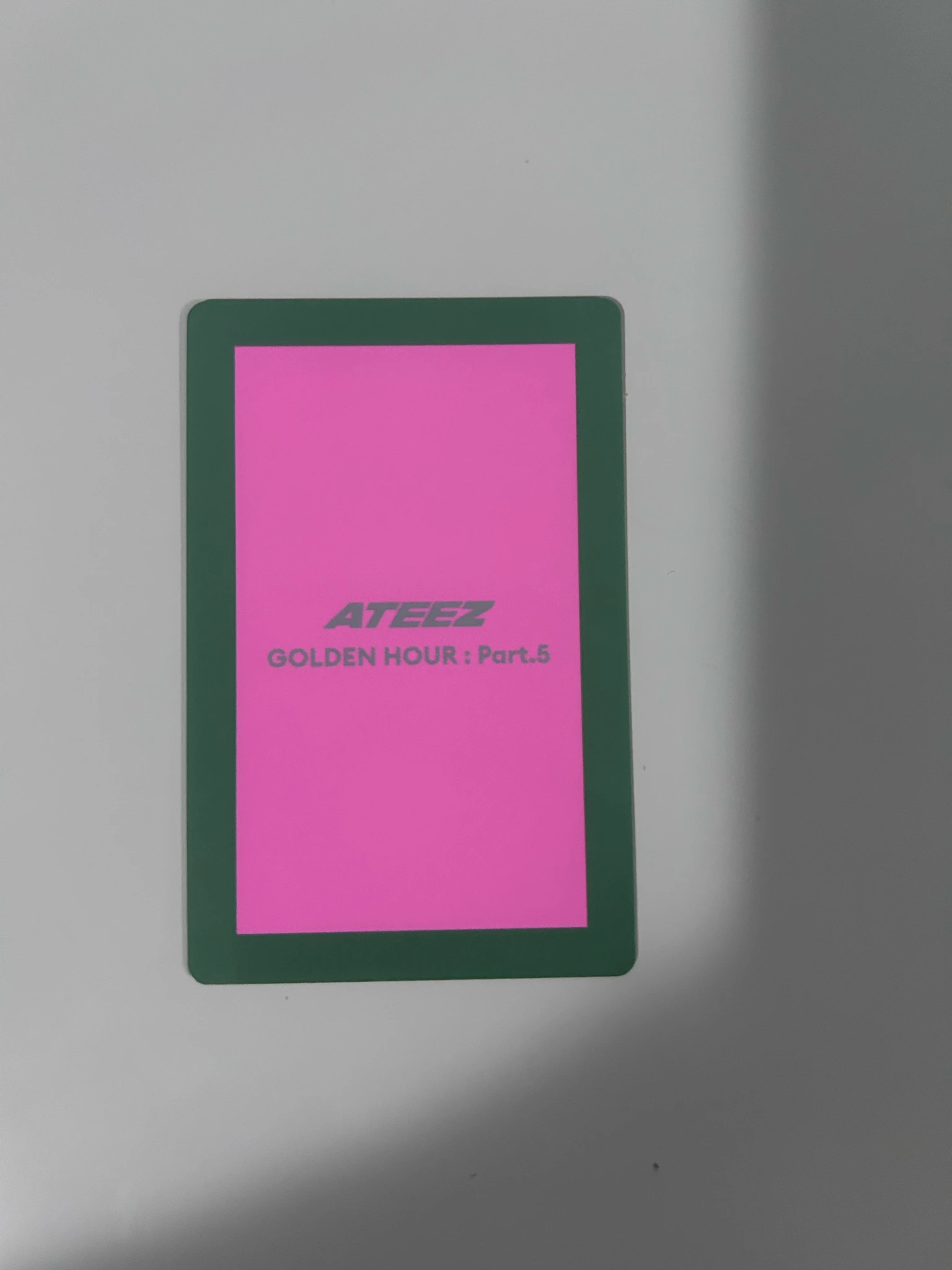 ATEEZ Yeosang ATEEZ - Yeosang - GOLDEN HOUR : Part.5 Album album photocard Z version version 2 listing photo 2
