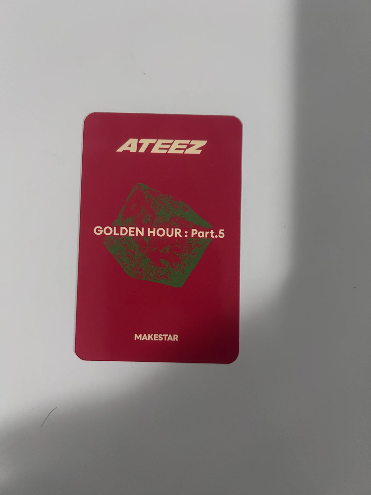 ATEEZ Hongjoong ATEEZ - Hongjoong - GOLDEN HOUR : Part.5 Album makestar poca album fansign video call (fancall) listing photo 2