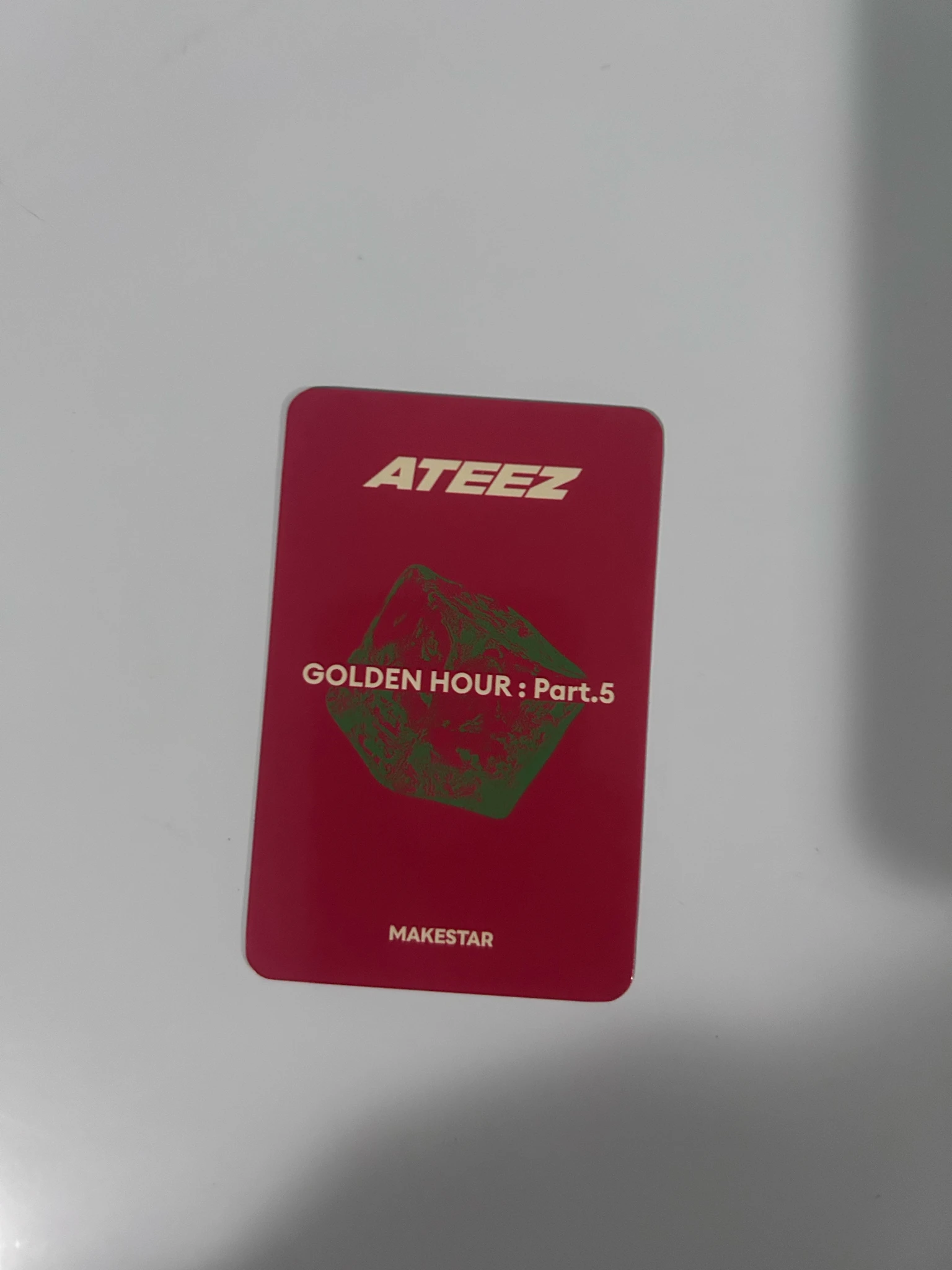 ATEEZ Wooyoung ATEEZ - Wooyoung - GOLDEN HOUR : Part.5 Album makestar poca album fansign video call (fancall) listing photo 2