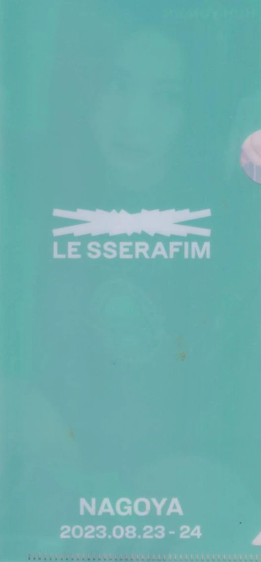 LE SSERAFIM Huh Yunjin LE SSERAFIM - Huh Yunjin - Flame Rises Tour (2023) Event nagoya clear file/l-holder venue-limited ticket holder listing photo 2
